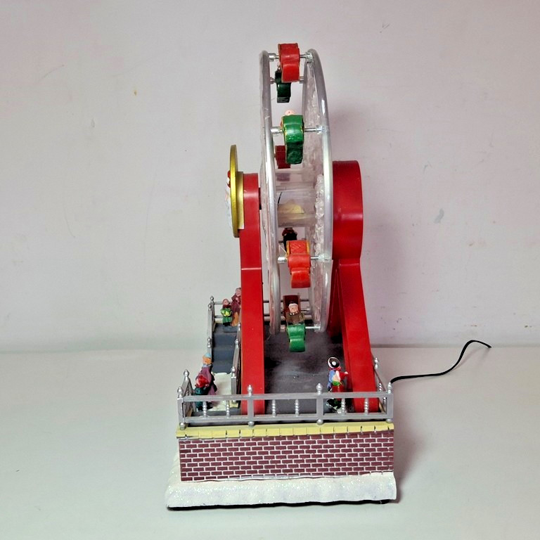 Enchanted Forest Christmas Village Spinning Ferris Wheel Carnival Ride, 289-0661