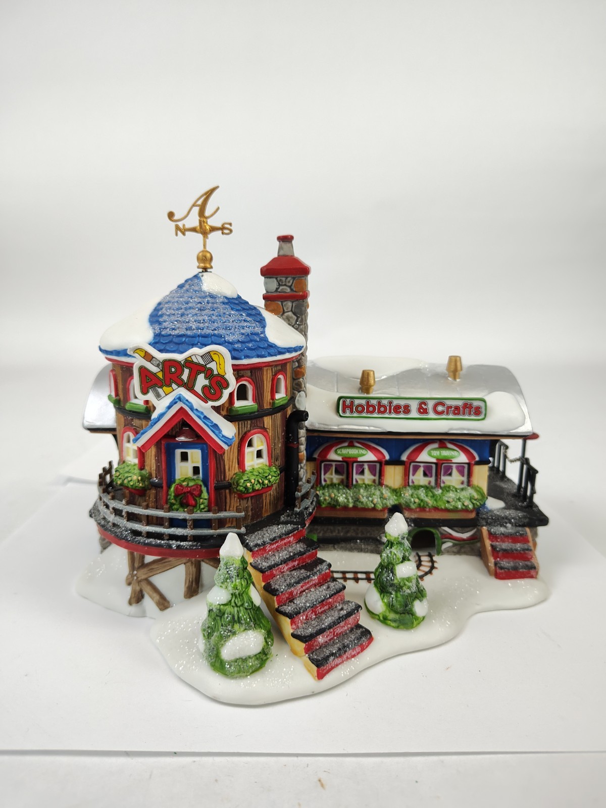 Department 56 North Pole Series 15 Year Edition Art’s Hobbies & Crafts #56.56897