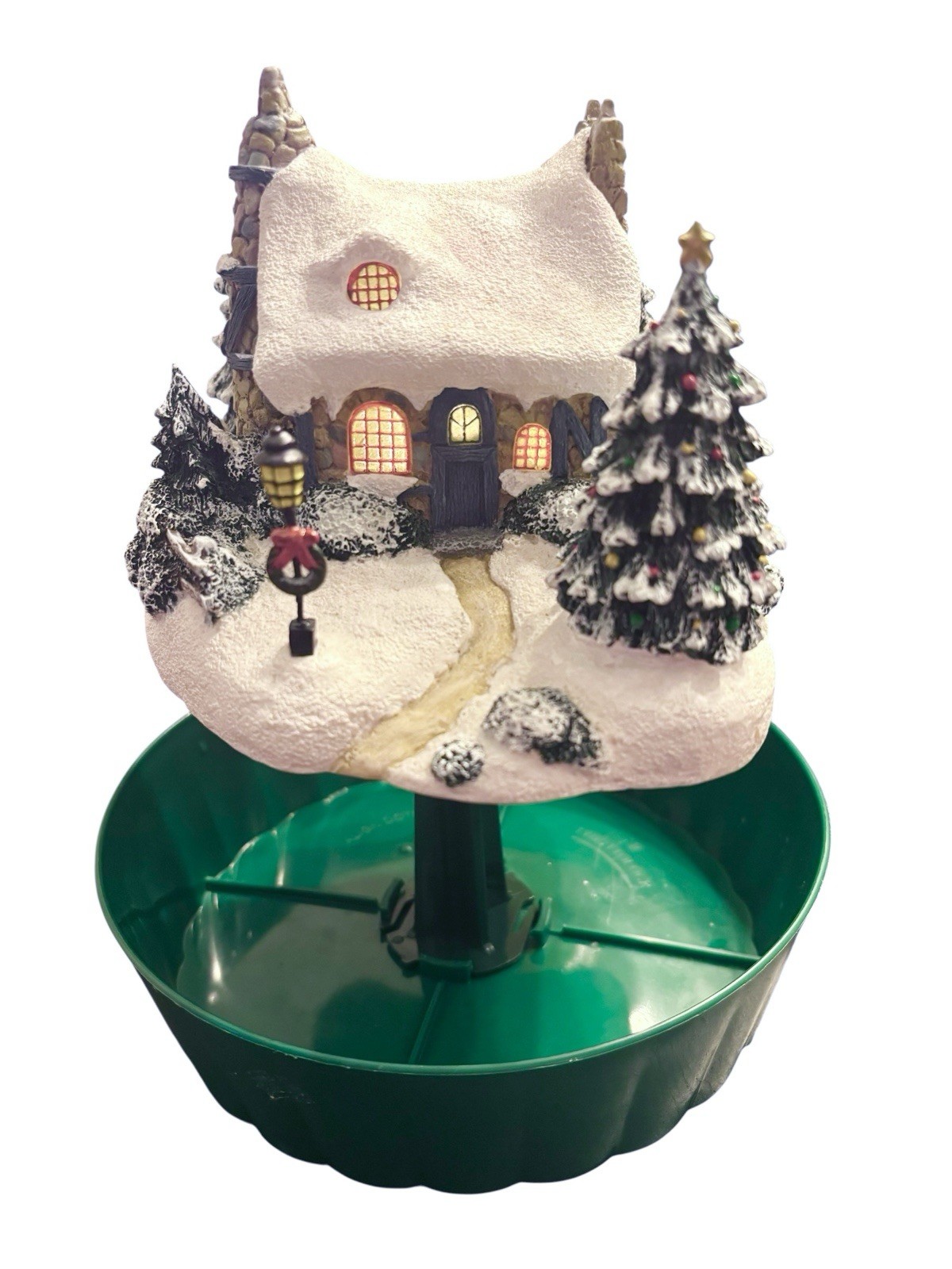 Thomas Kinkade Stonehearth Hutch Christmas Collection Lighted Cottage Teleflora