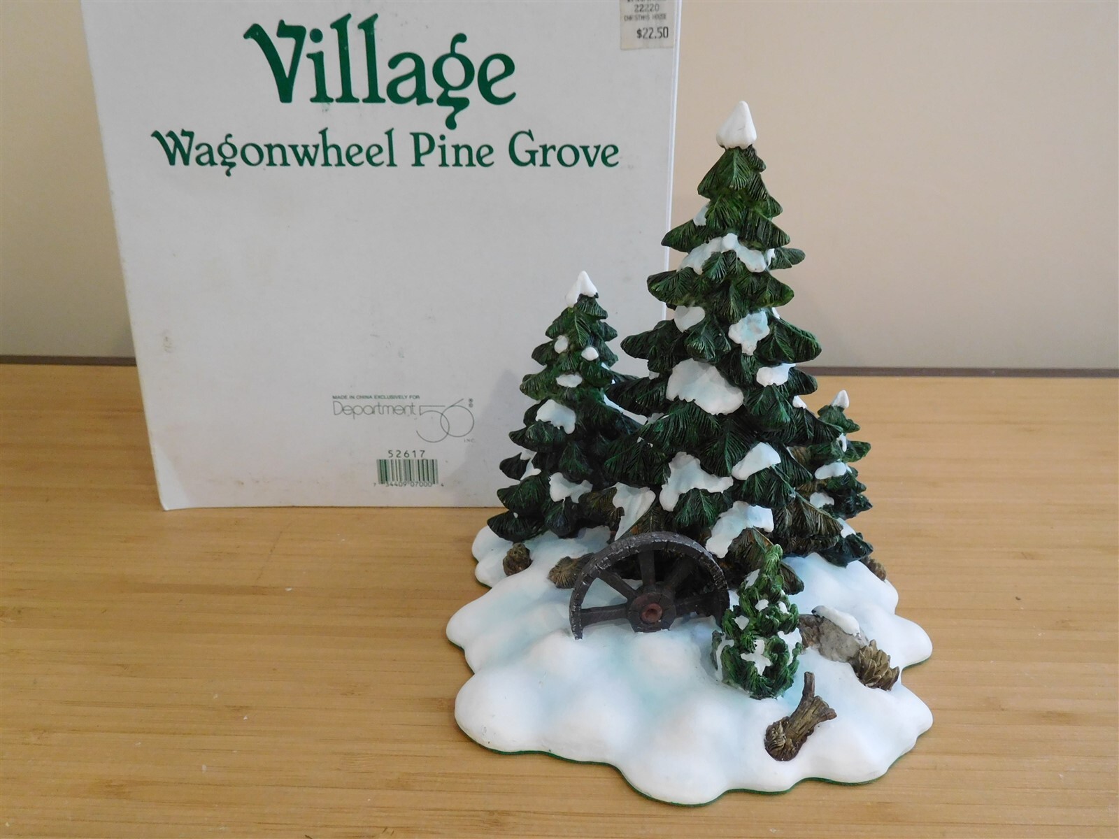 Dept 56 Village Wagonwheel Pine Grove – #56.52617