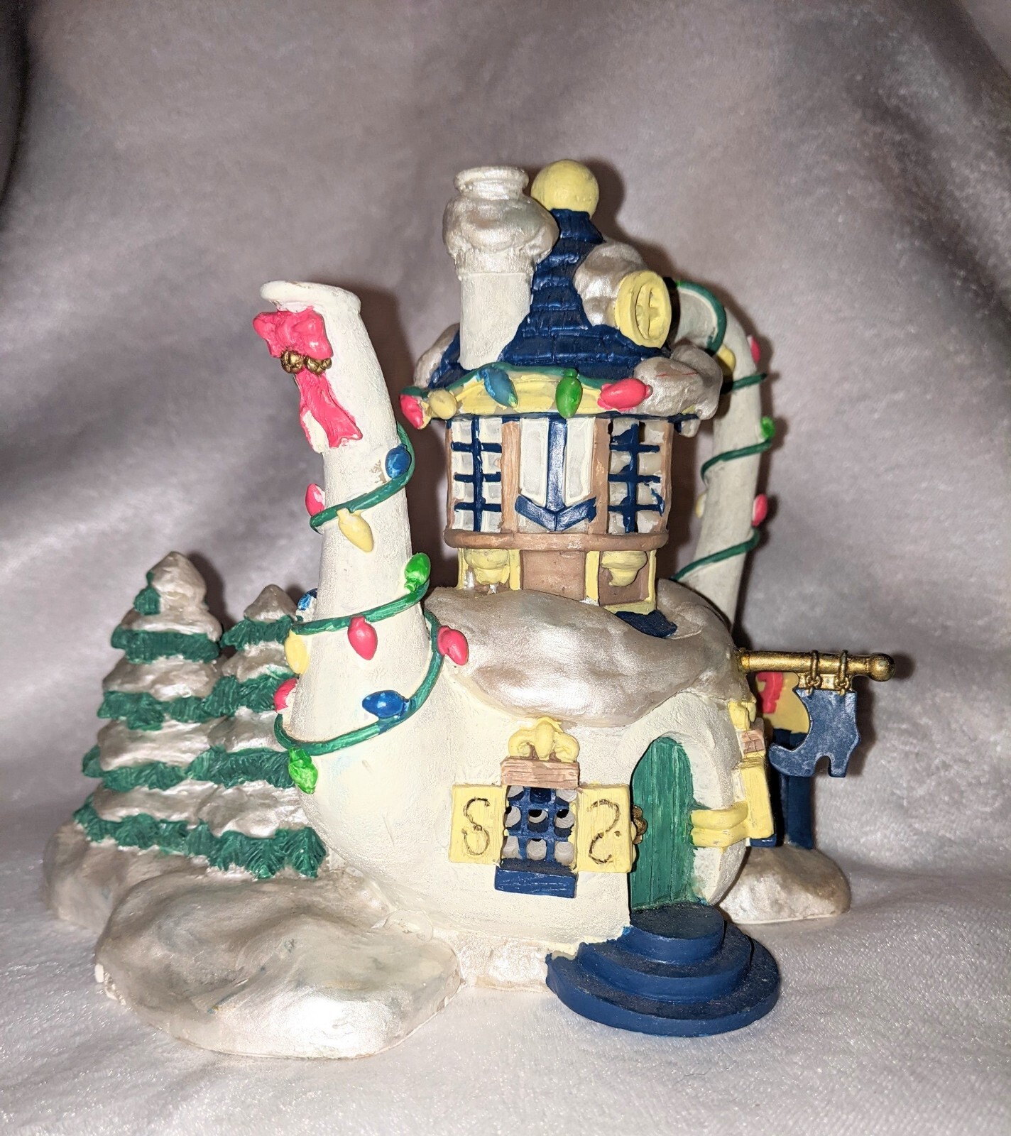 1998 Trendmasters Sears Christmas Mouse Teapot Village Complete + Many Extras