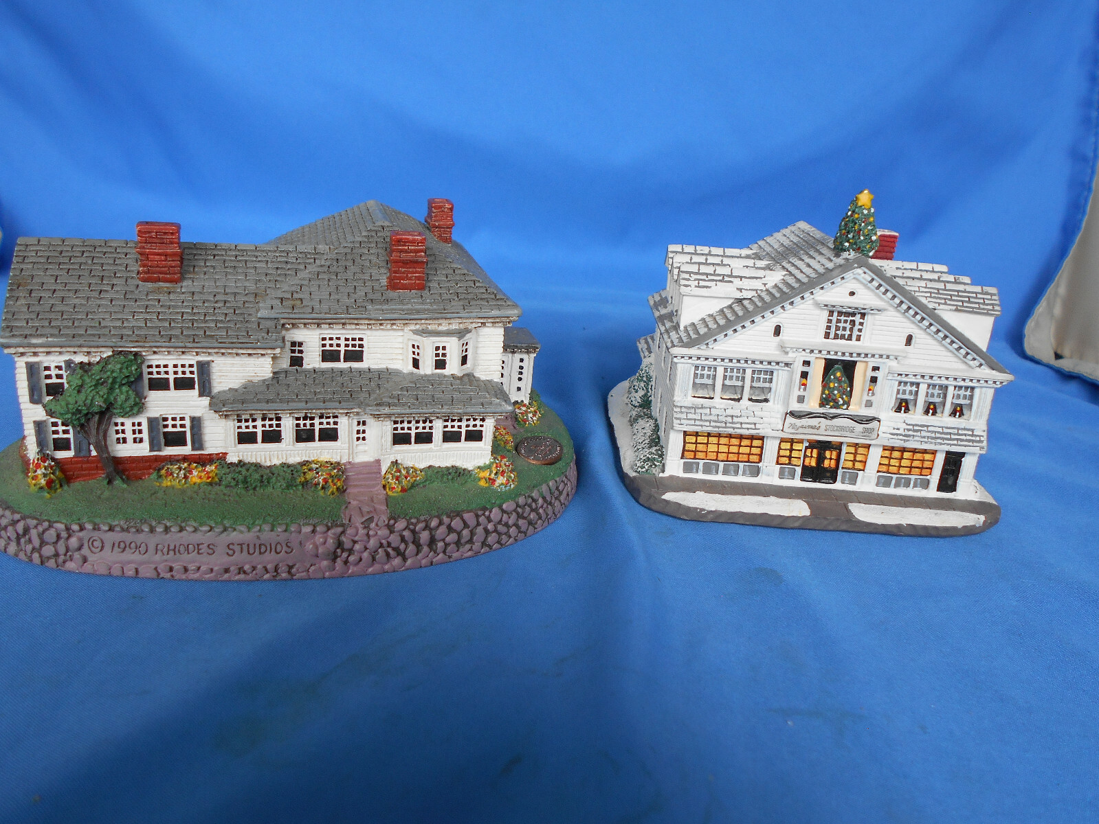 Rhodes Studios Norman Rockwell’s Residence & Studio Authorized Editions Set of 2
