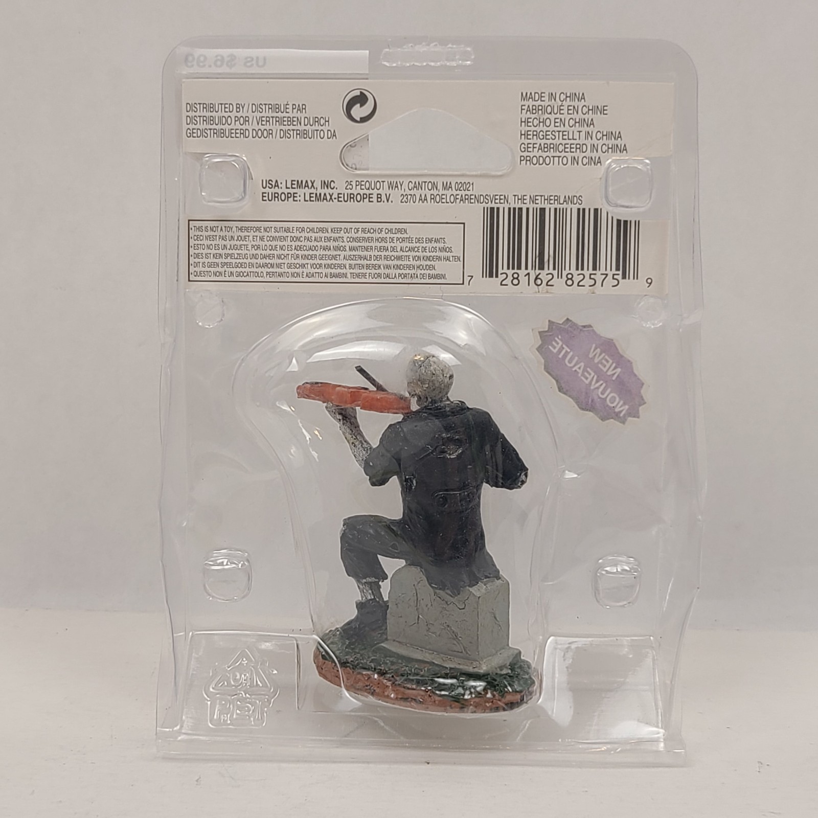 Lemax Spooky Town Serenading The Dead Violin Figurine 82575 Halloween Decor 2018