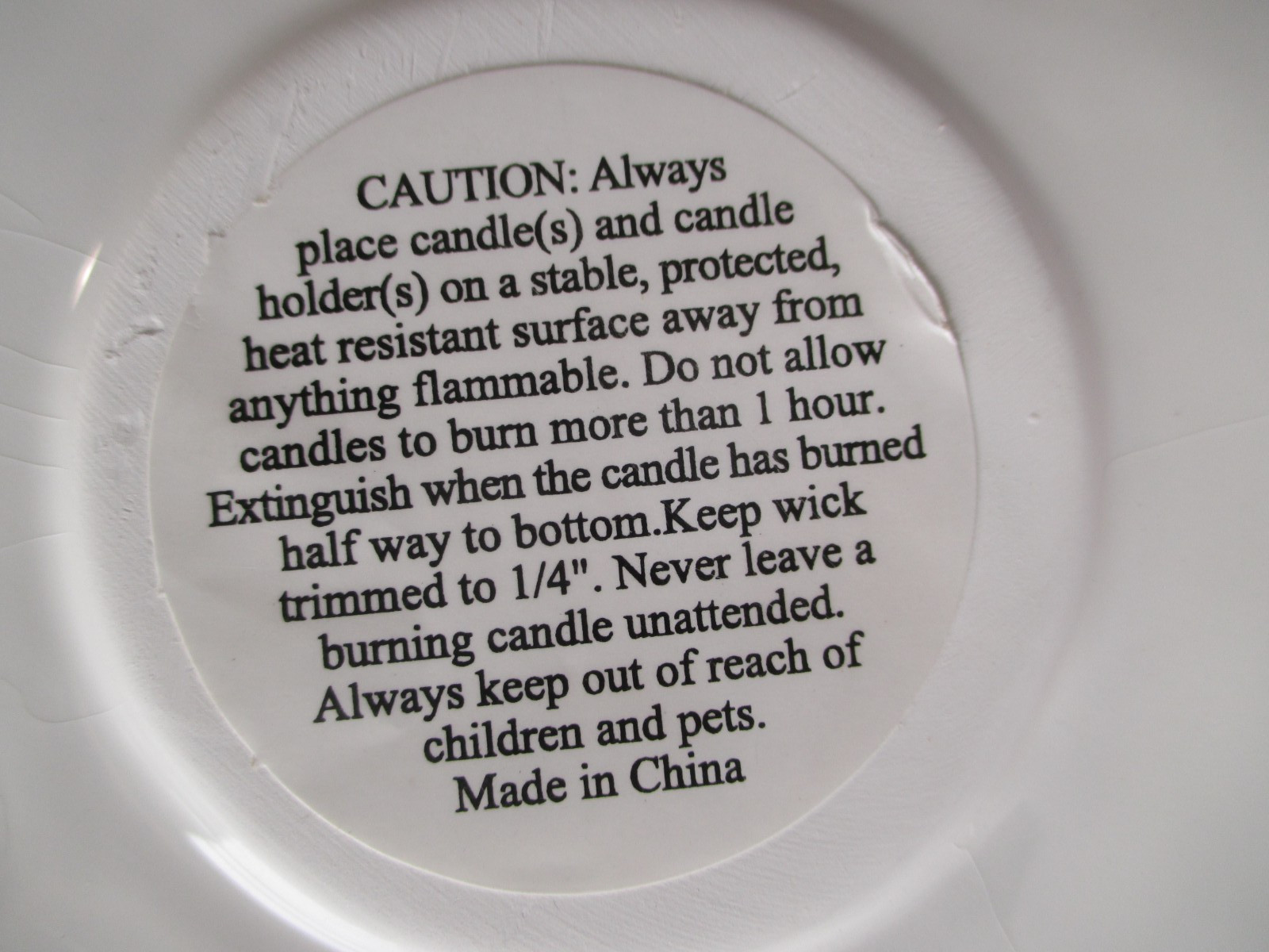 Elements TOY SHOP Christmas Tea-Light CANDLE HOLDER~Holiday Village~Ceramic