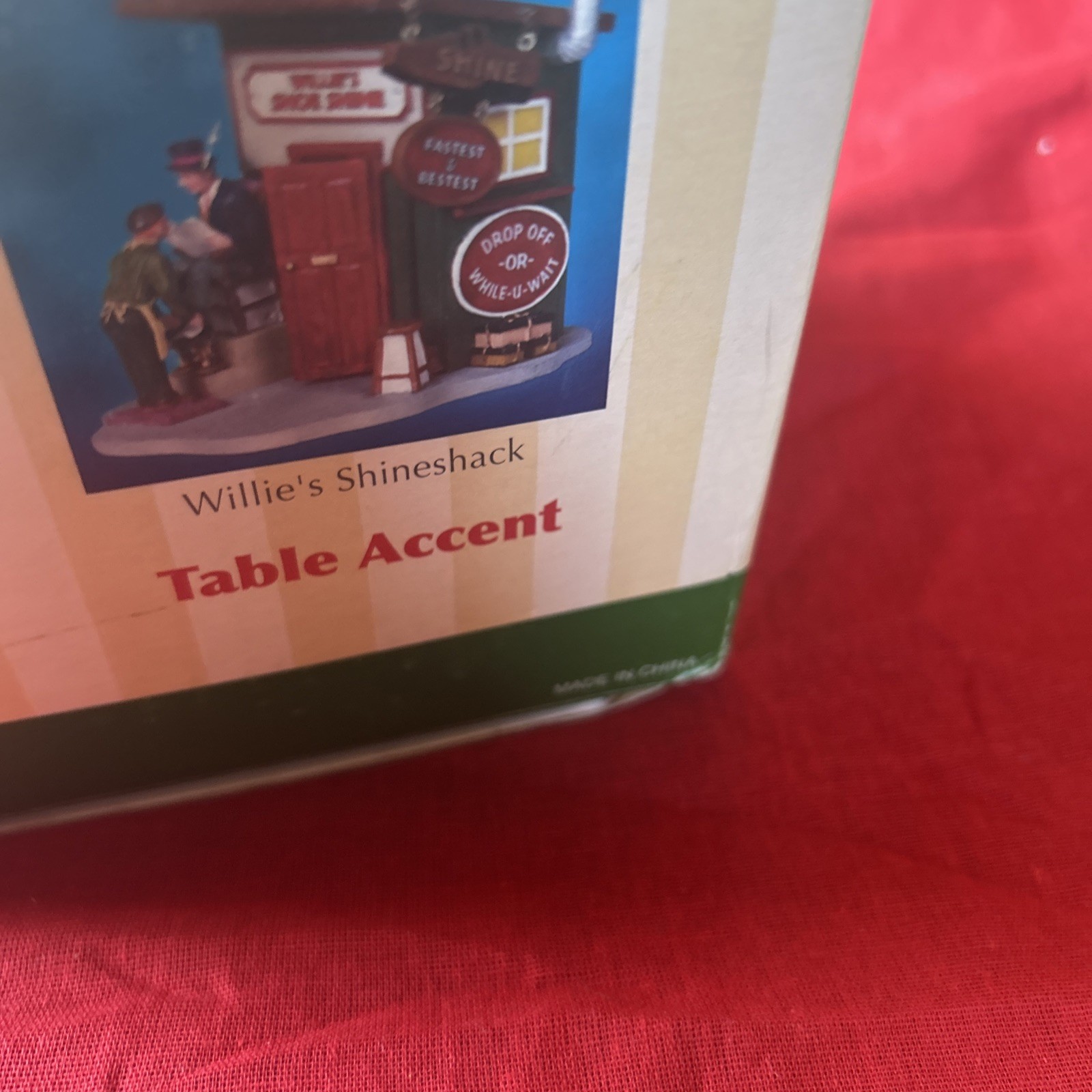 2008 Lemax Carole Towne Collection WILLIE SHINESHACK #83698 Christmas Village
