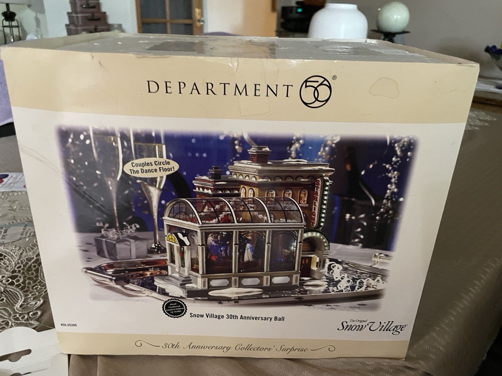 department 56 original snow village 30th Anniversary Ball Brand New