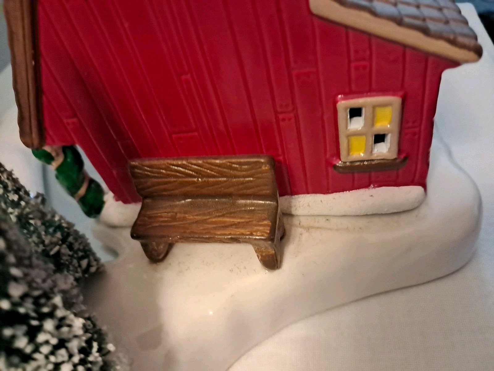 Vintage Department 56 Snow Village Warming House 1989 Lighted Christmas W/Box