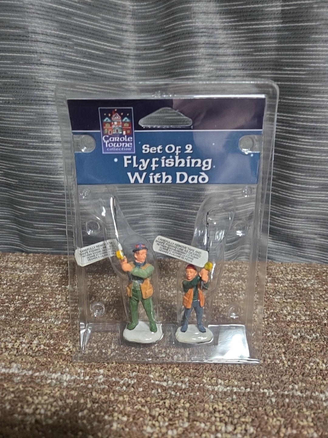 Two(2) LEMAX CAROLE TOWNE Collection- Papa’s Lesson & Fly Fishing With Dad