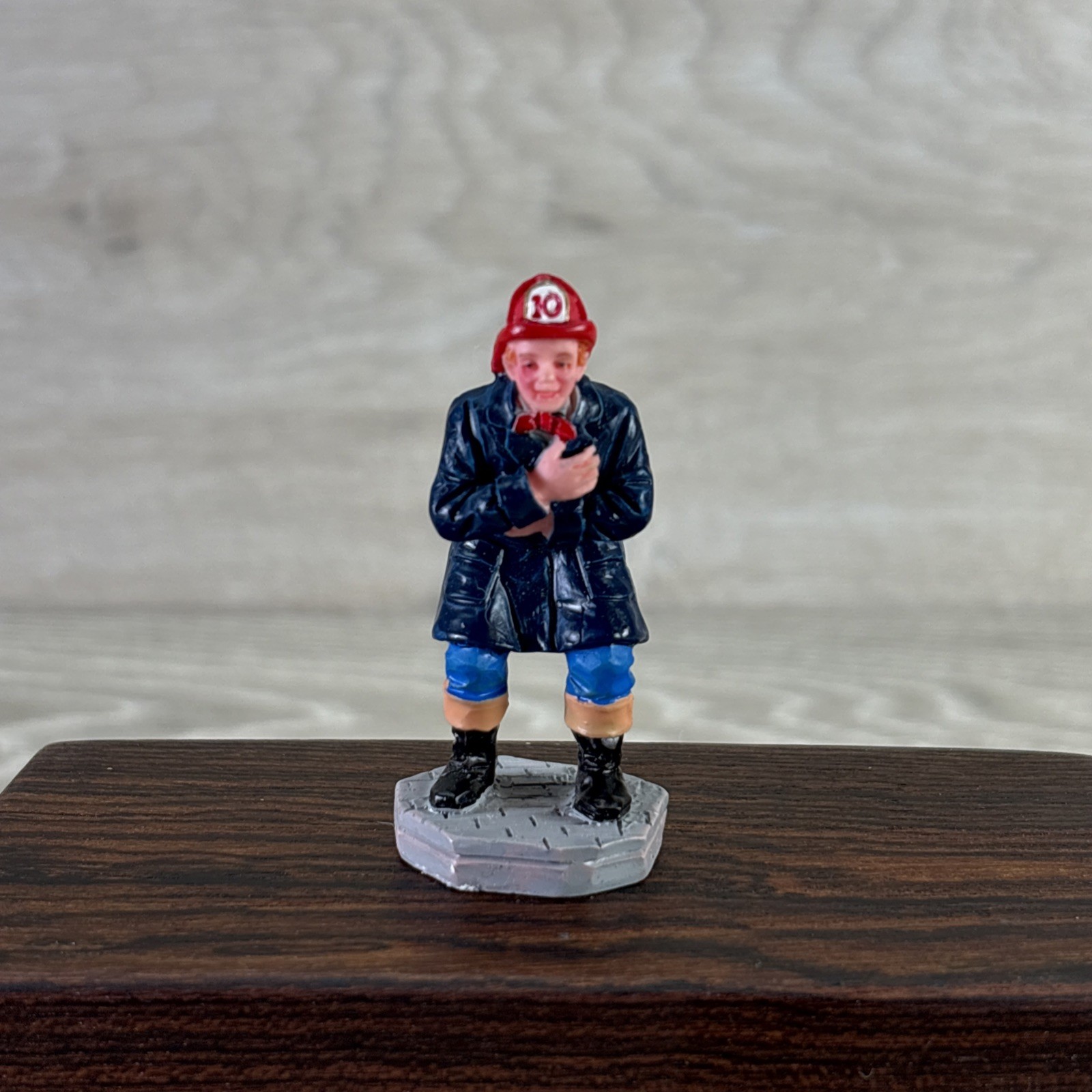 Lemax Village Collectibles FIREMAN Poly-Resin Figurine Figure