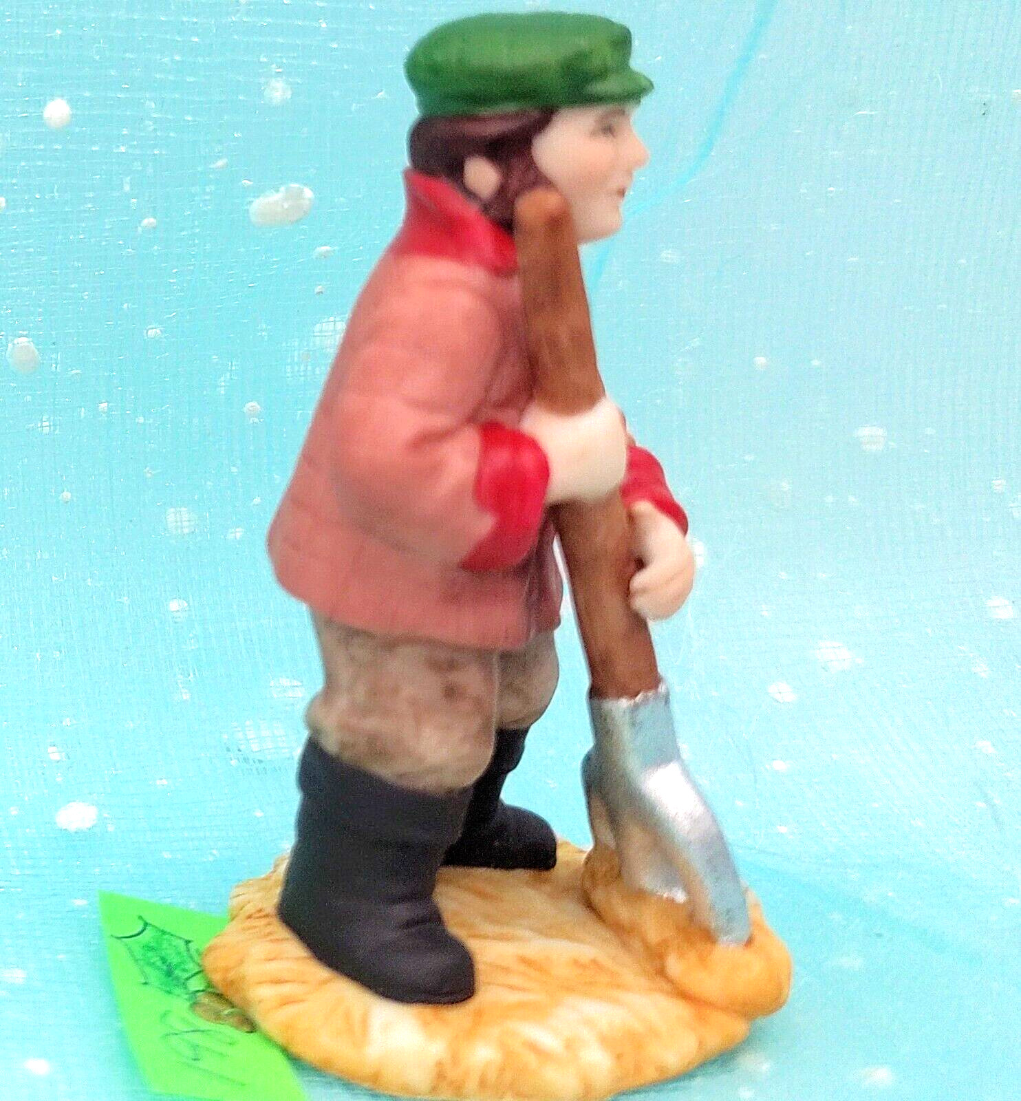 Lefton Ira Robertson Farmer pitchfork Colonial Village Christmas NO BOX INV198