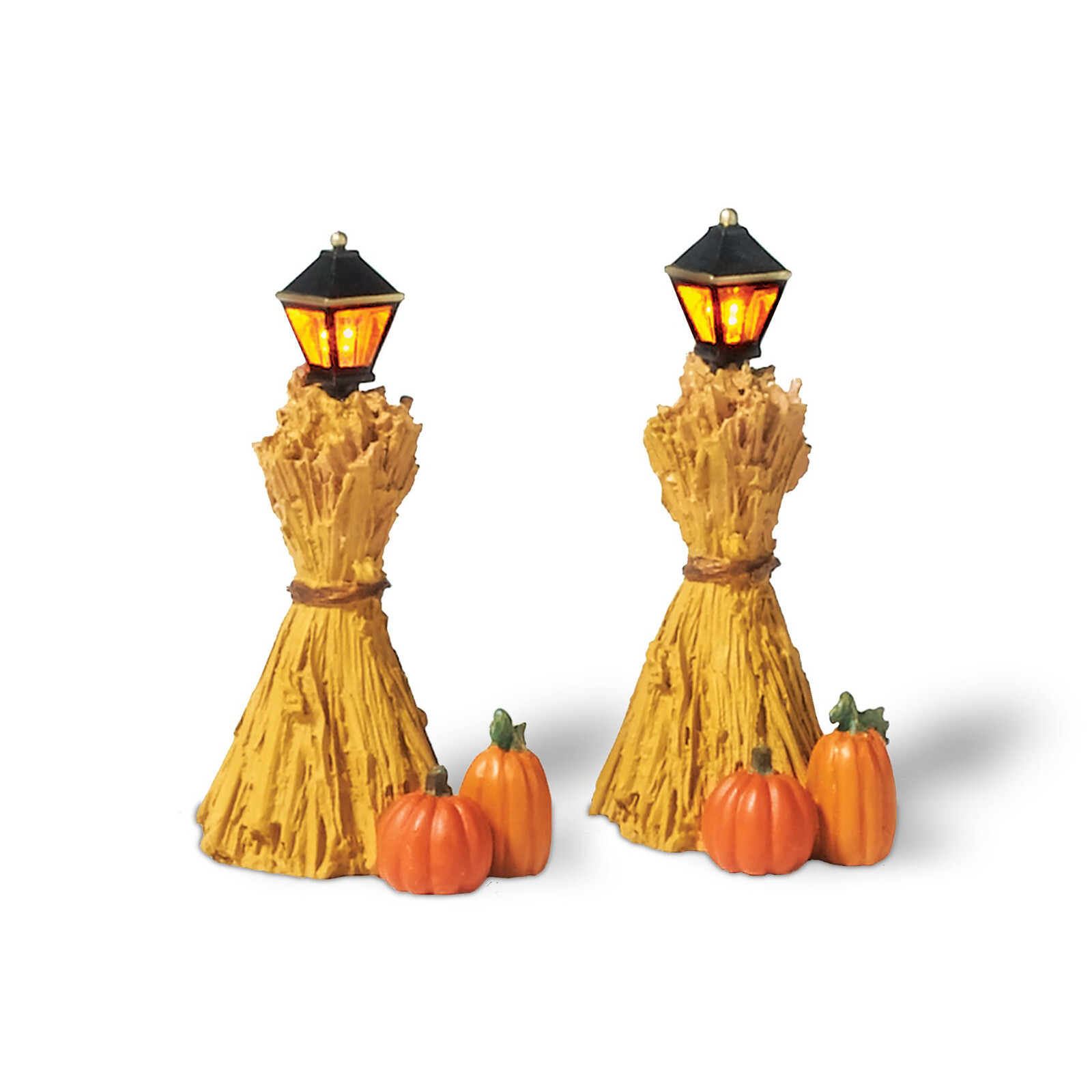Department 56 Corn Stalk Lanterns Halloween Village Accessories 800025