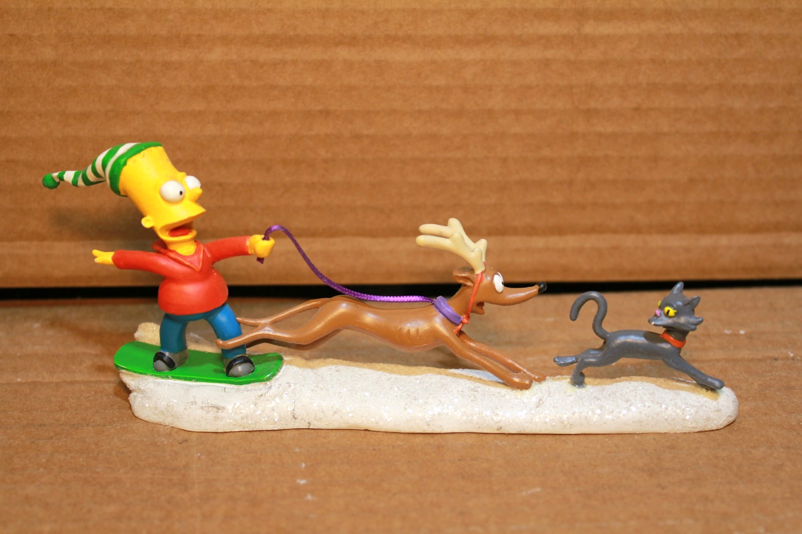 The Simpsons Dept 56 Bart “Ay Caramba” Christmas Figurine 2013