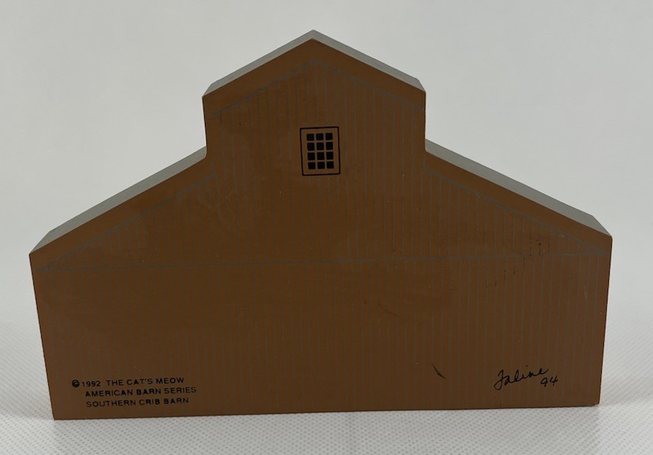The Cat’s Meow American Barn Series Southern Crib Barn 6×4”
