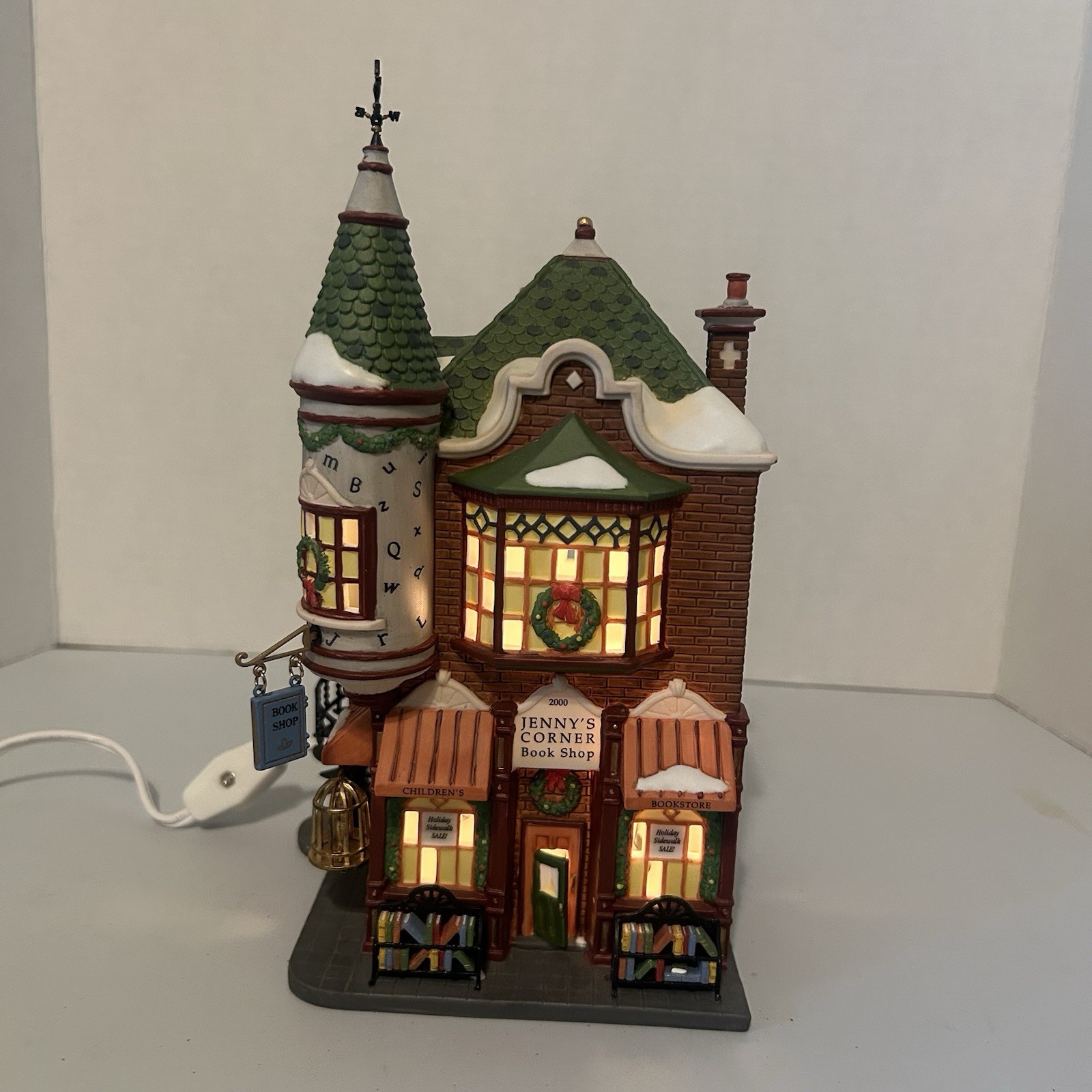VINTAGE Department 56 Jenny’s Corner Book Shop #56.58912 VGC In Original Box