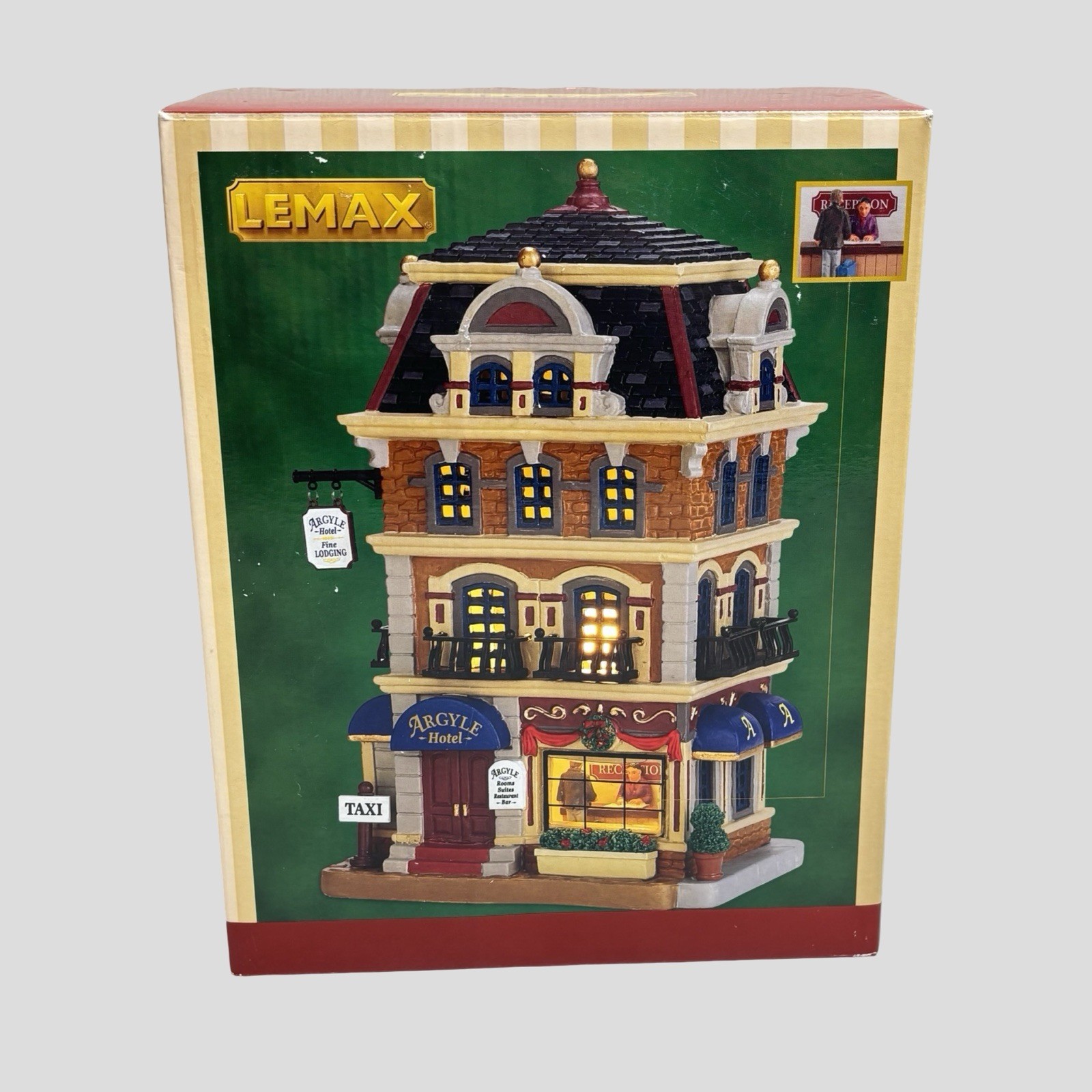 Lemax Signature Collection 2017 Argyle Hotel Christmas Village NO LIGHT