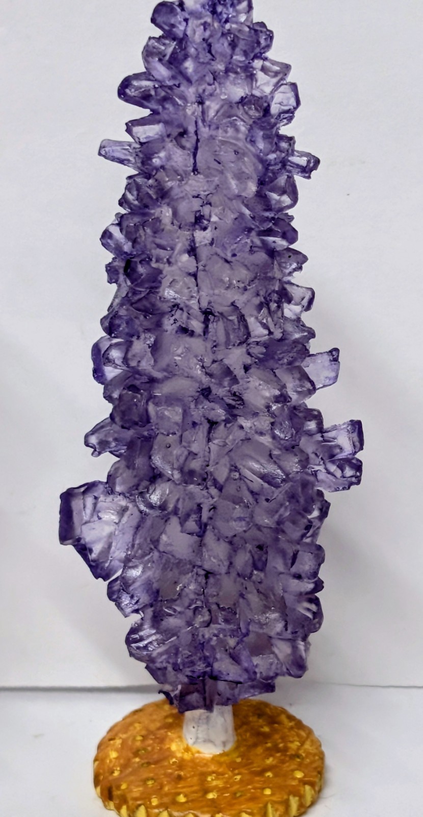 Lemax Christmas Village Faux Lavender Amethyst Rock Candy Accessory Trees