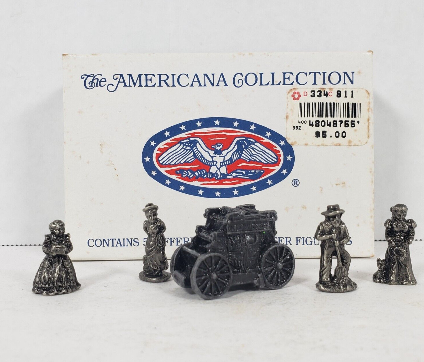 Liberty Falls The Americana Collection – Pewter Stagecoach and Figures AH48
