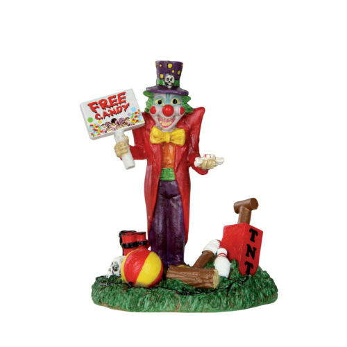 Lemax Spooky Town Accessory Free Candy Clown #32102