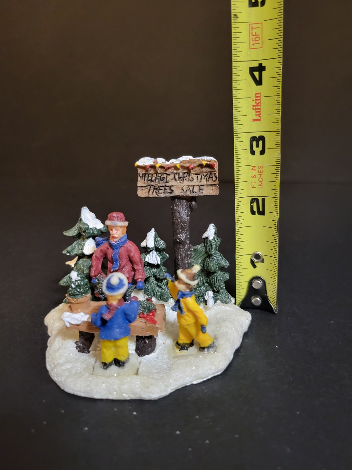 Holiday Time Santas Workbench Christmas Village Tree Lot Sale Seller Vendor