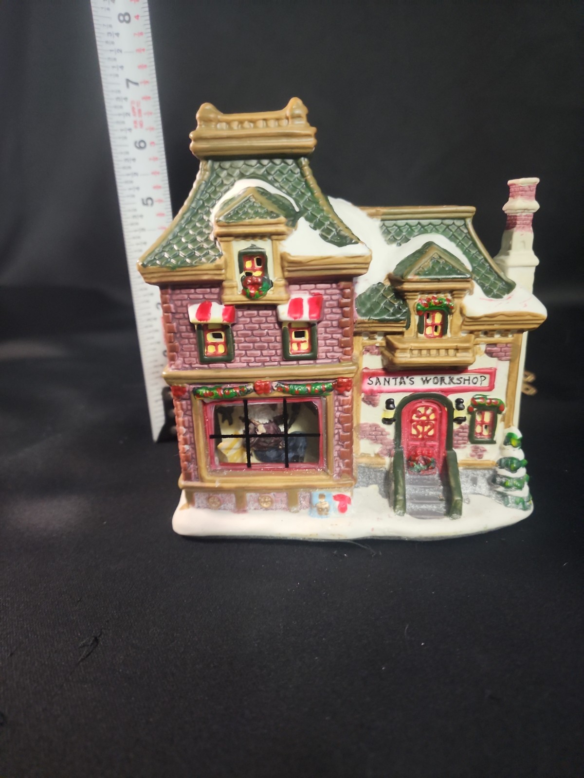 Rite Aid Santa’s Workshop Lighted Illuminated Christmas Village