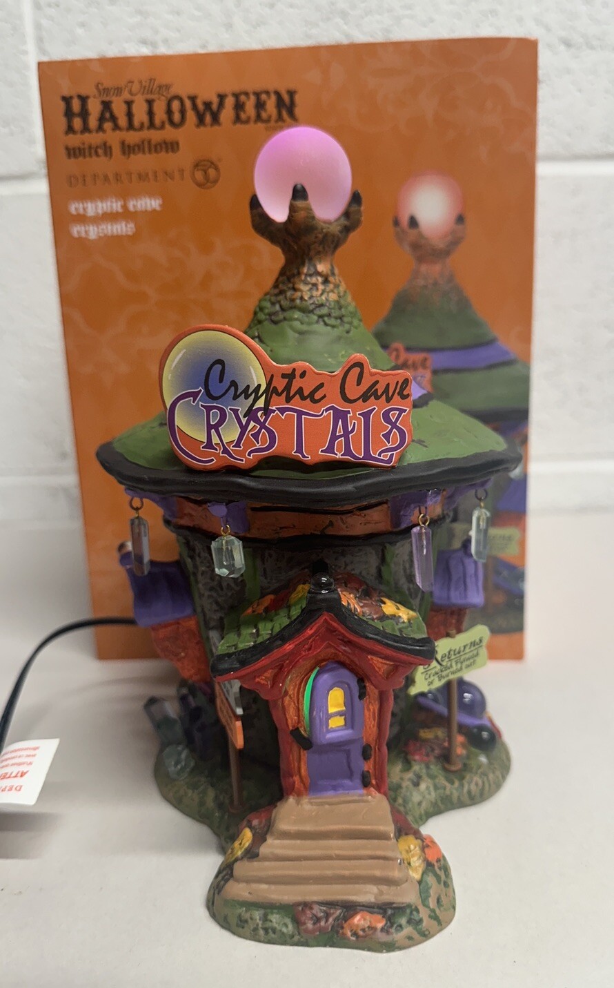 Department 56 Snow Village Halloween Cryptic Cave Crystals