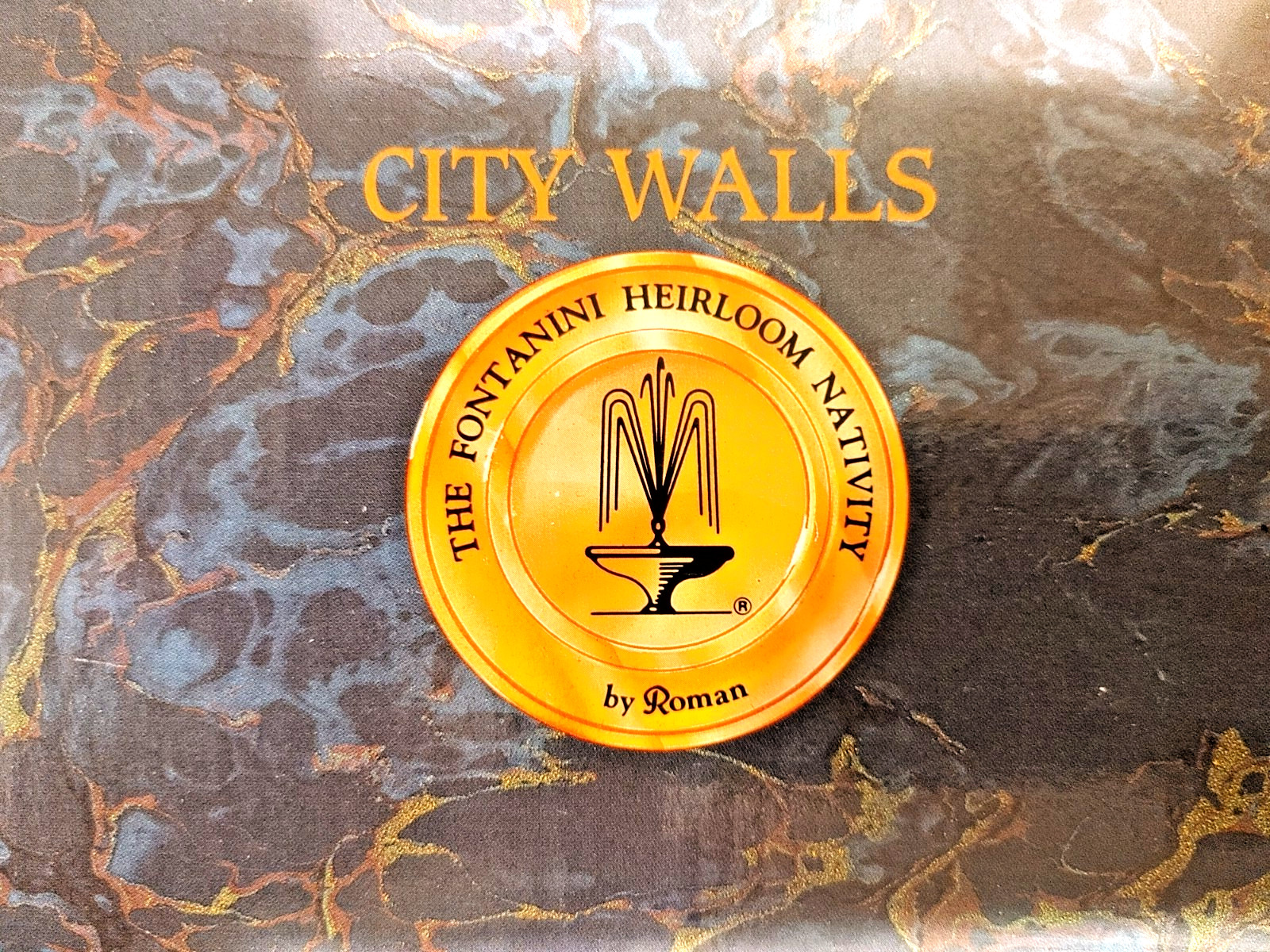 Fontanini Heirloom Nativity City Wall Lighted City Vendor Stall 5” #94804 NIB