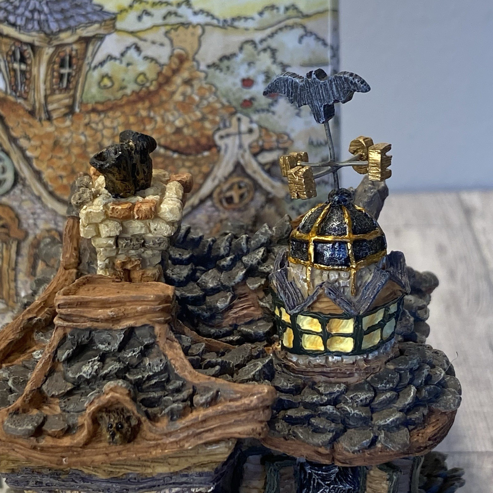 Punky Boobear’s Haunted Halloween House Boyds Bearly Built Village OG Box 19012