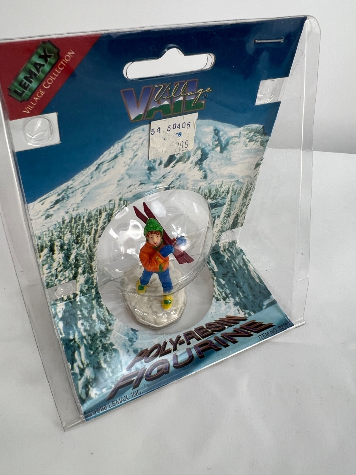 Lemax Vail Village 1996 Skier With Green Hat 2.5 Inches