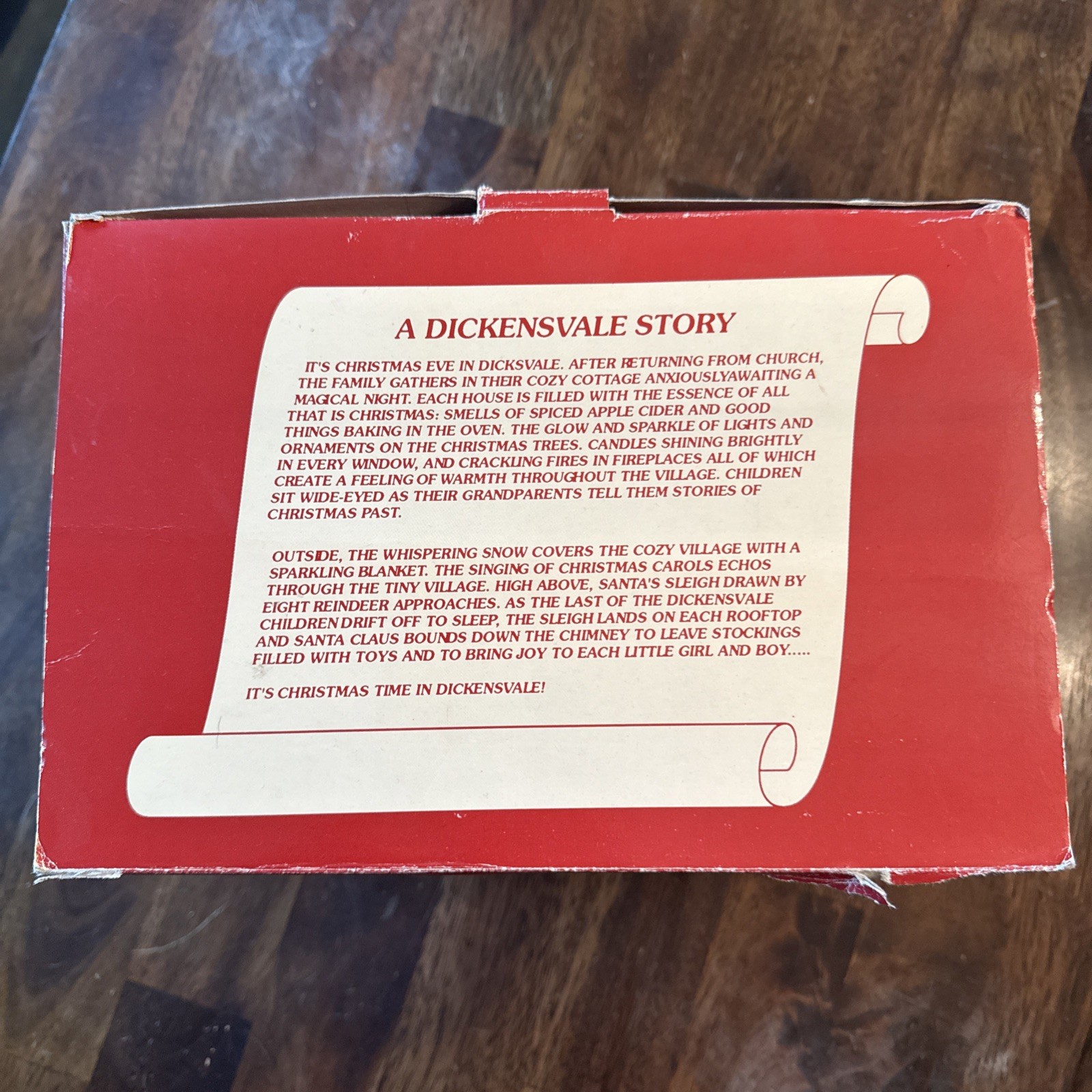 VTG Dickensvale Porcelain Lighted 1991 Toy Shop in Box