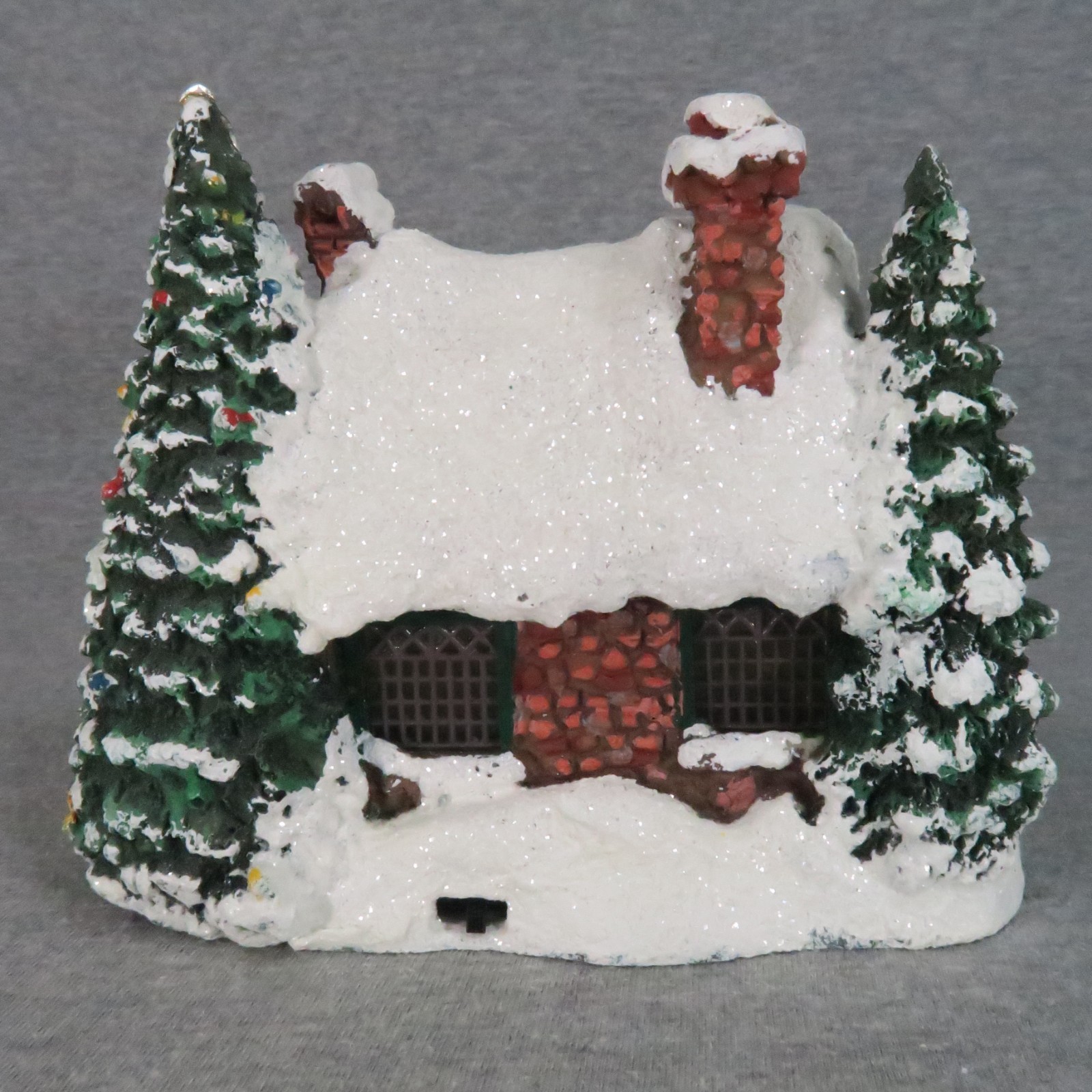 Thomas Kinkade Santas Workshop Light Up Christmas Village House Teleflora 2010