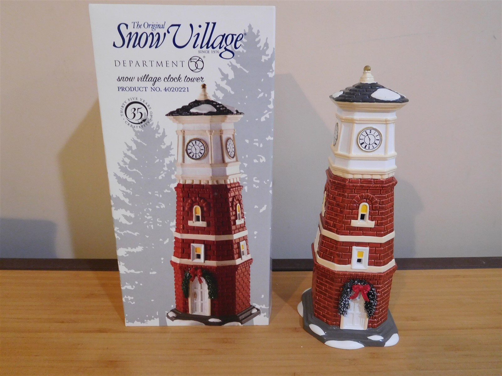 Dept 56 Snow Village – Clock Tower – #4020221 – MIB RARE!!
