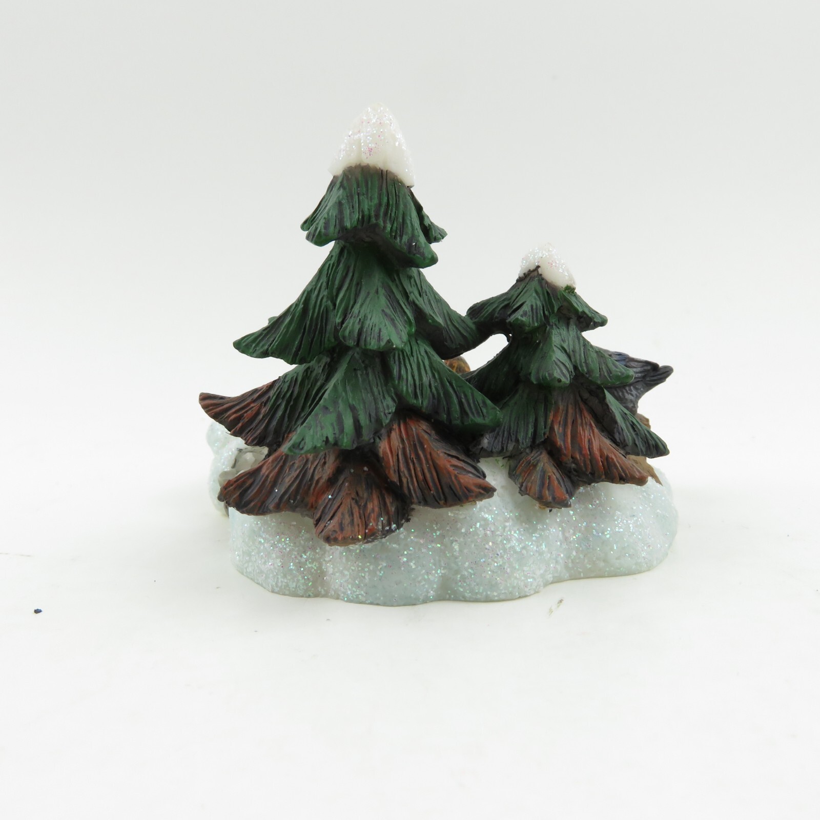 Holiday Time Christmas Village Accessory Collectible – 2 DUCKS ON POND – Scene