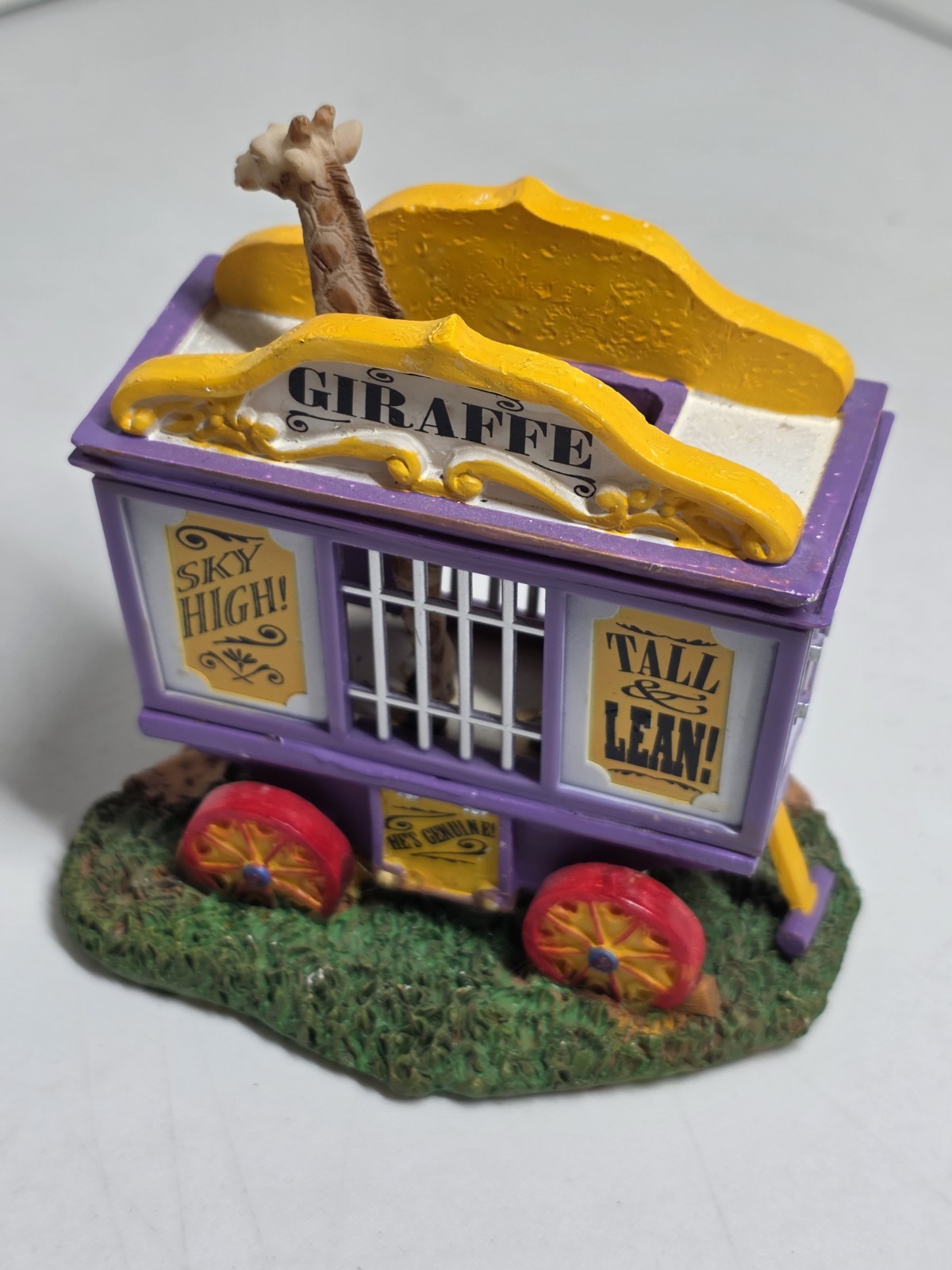 Vintage 2006 Lemax Village Collection Circus Animal Cages and Wagon Table Accent