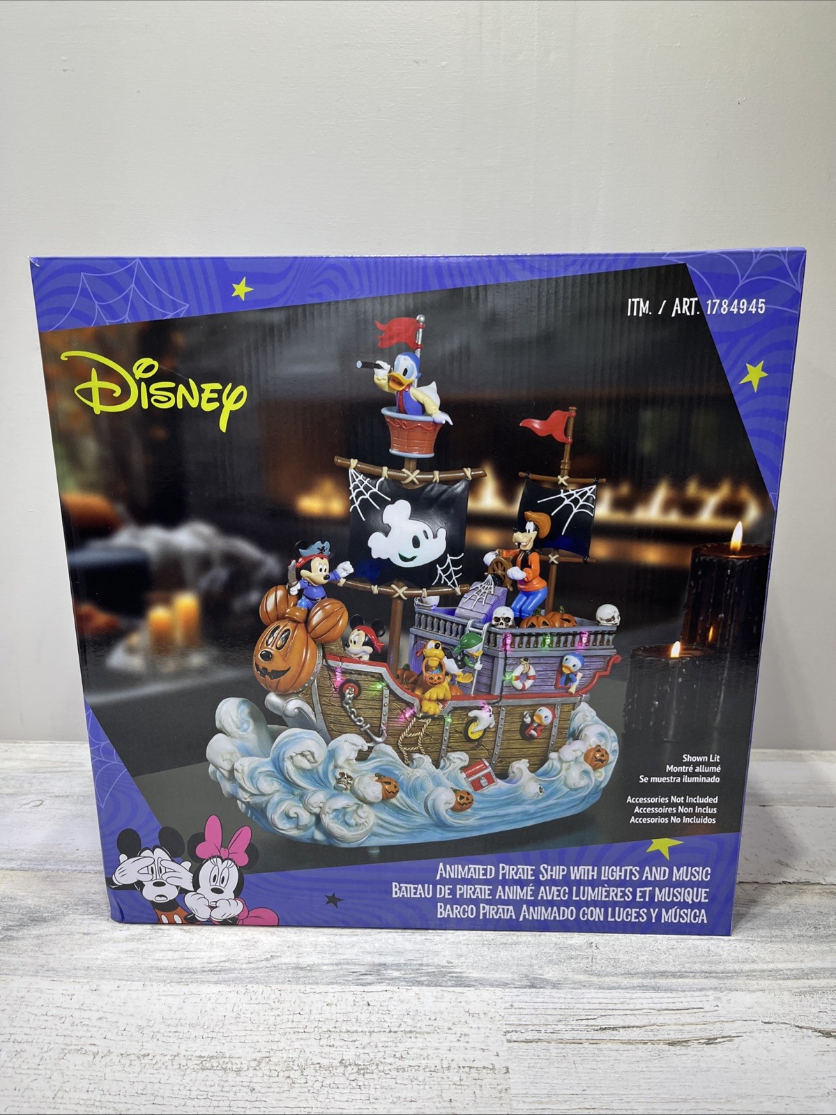 Disney Animated Pirate Ship with Lights and Music #1784945 Halloween Centerpiece