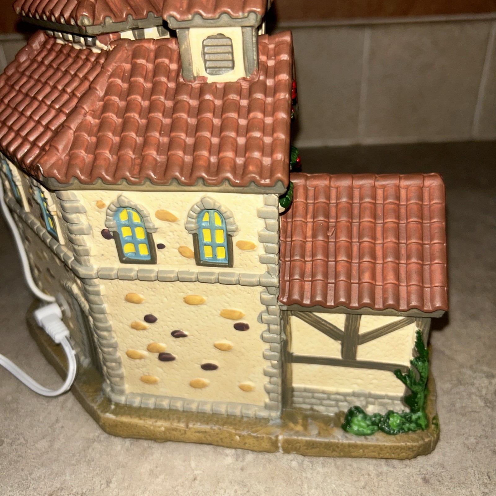 Lemax Chambon Winery Christmas Village Lighted 2009 Carole Towne TESTED WORKING