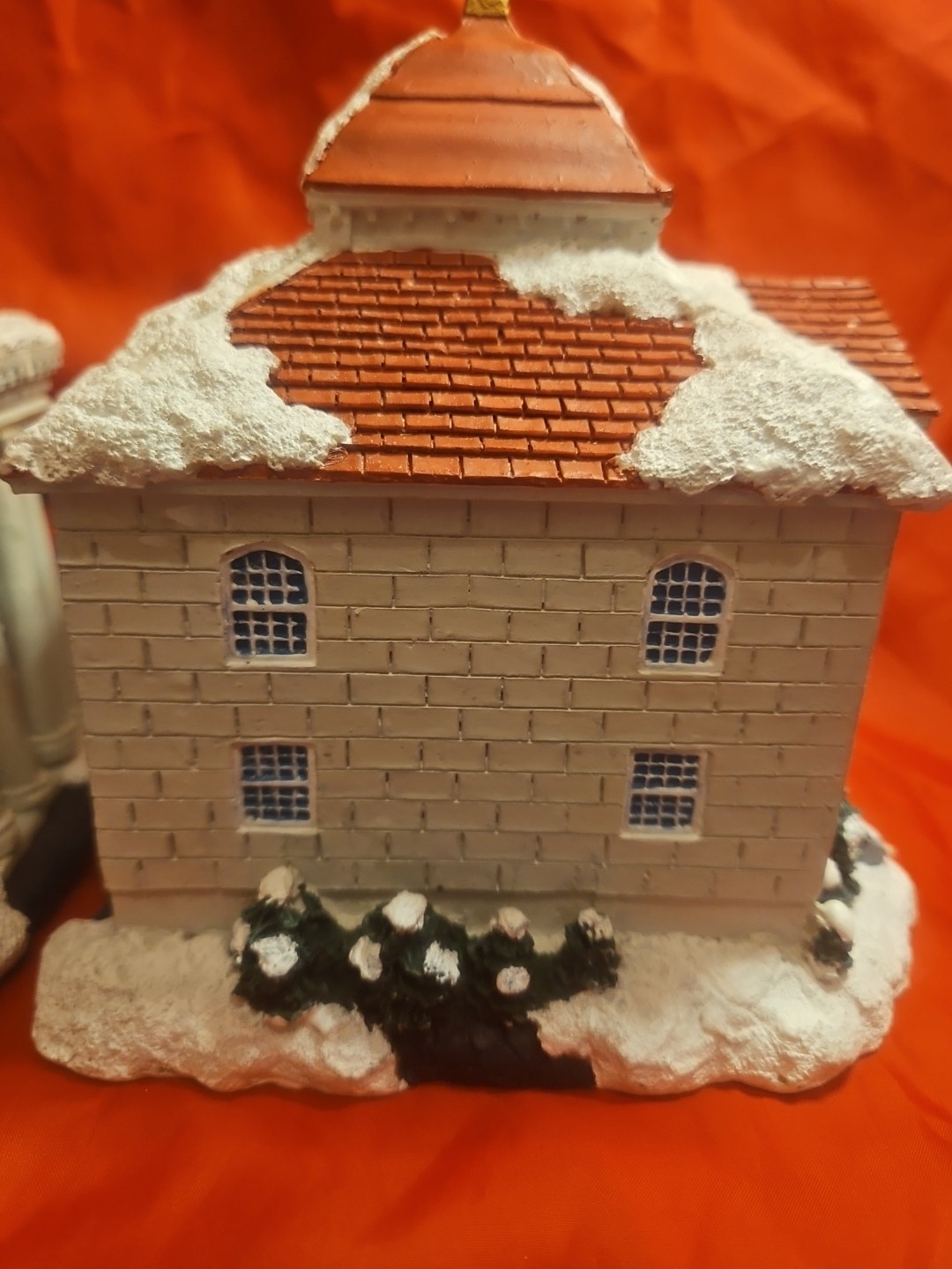 2 Christmas Village Building- One City Hall. Yemi On Bottom