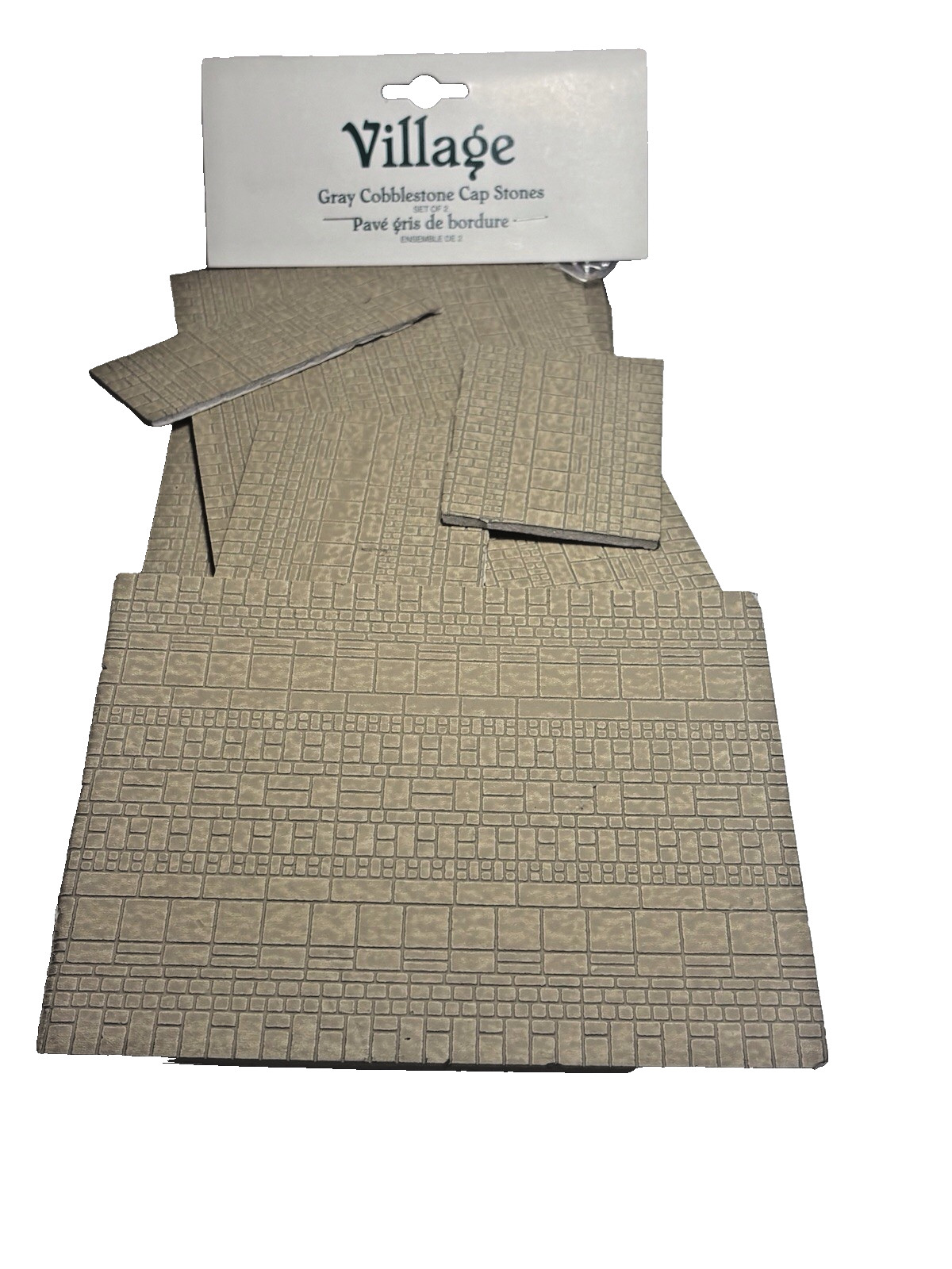 Dept 56 Gray Cobblestone Lot 6 Full 5 Partial Holes & Dents