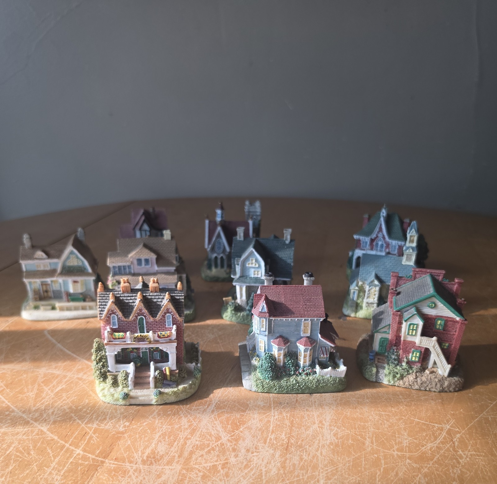 International Resourcing Service Inc Miniature Village Houses Lot of 12