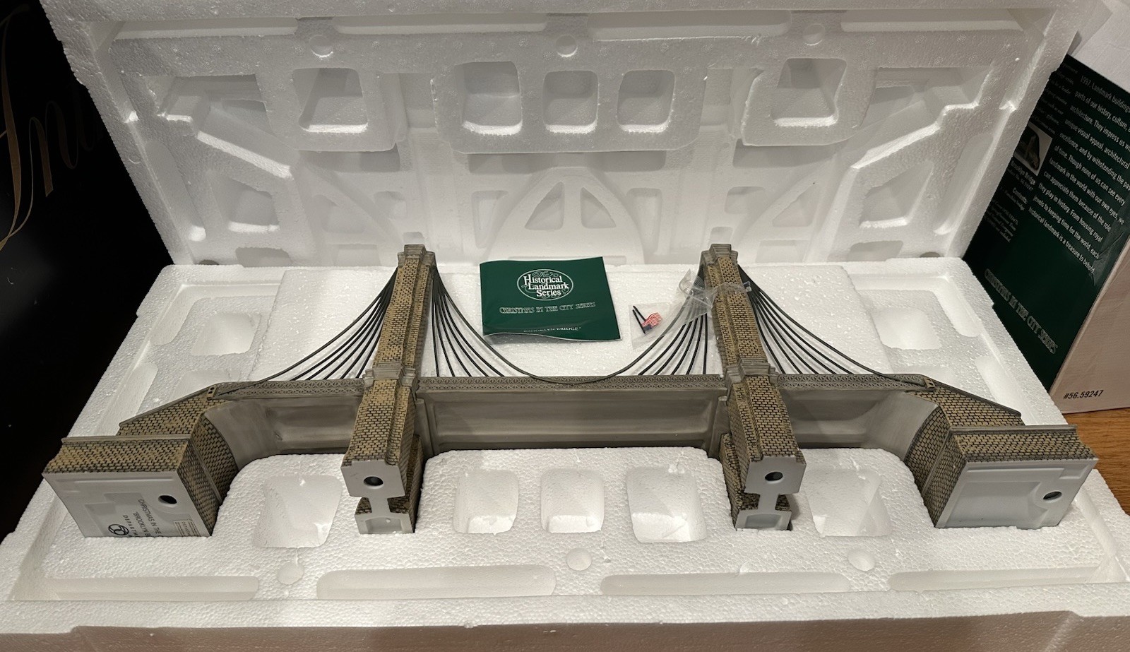 Dept 56 Brooklyn Bridge Historical Landmark Series 59247 Christmas City Village