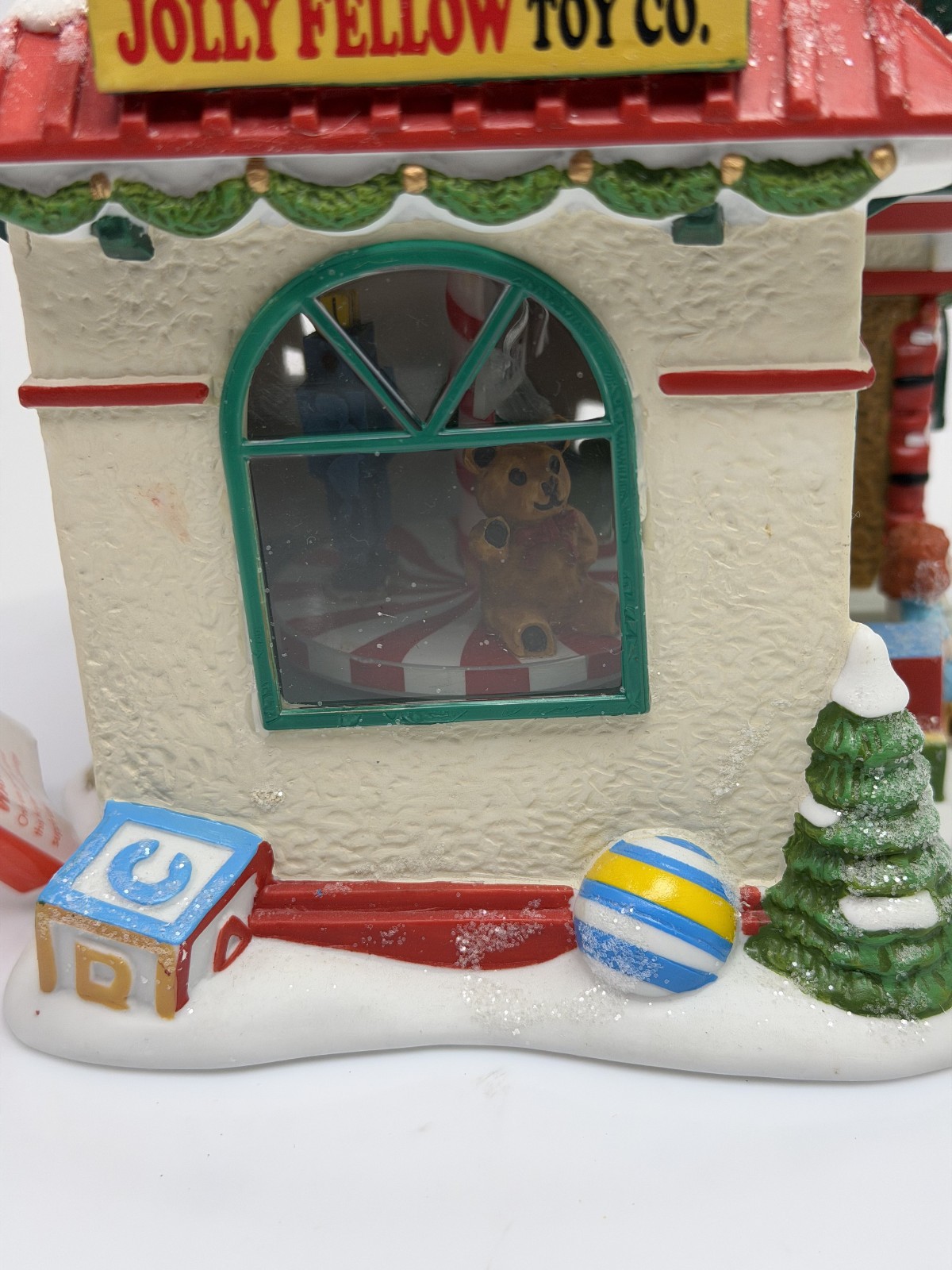 Department 56 North Pole Series The Jolly Fellow Toy Co. Christmas Animated