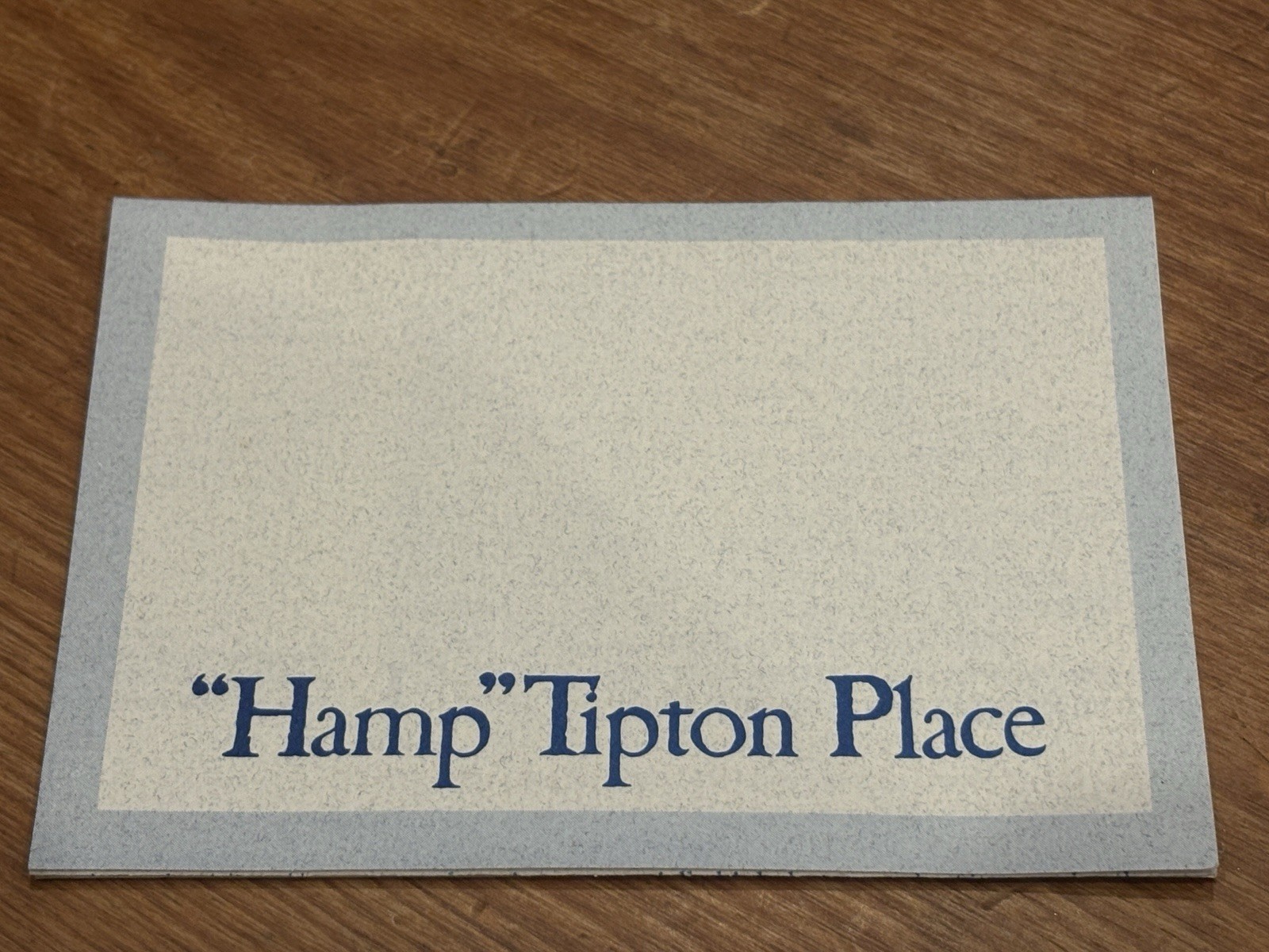 National Heritage Gallery Cades Cove Hamp Tipton Place 1992 LE Box