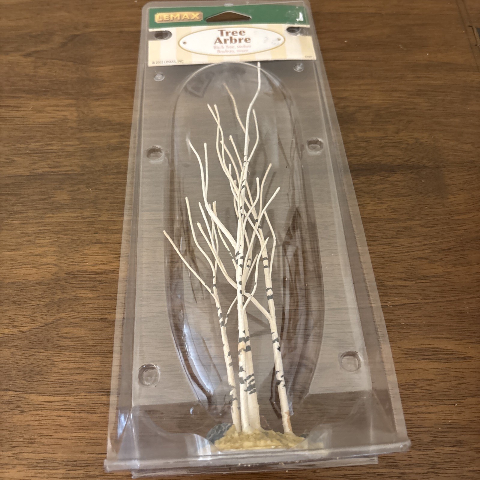 New Lemax Medium Birch Arbre Tree Village Accessories 2003 9” Vintage Christmas
