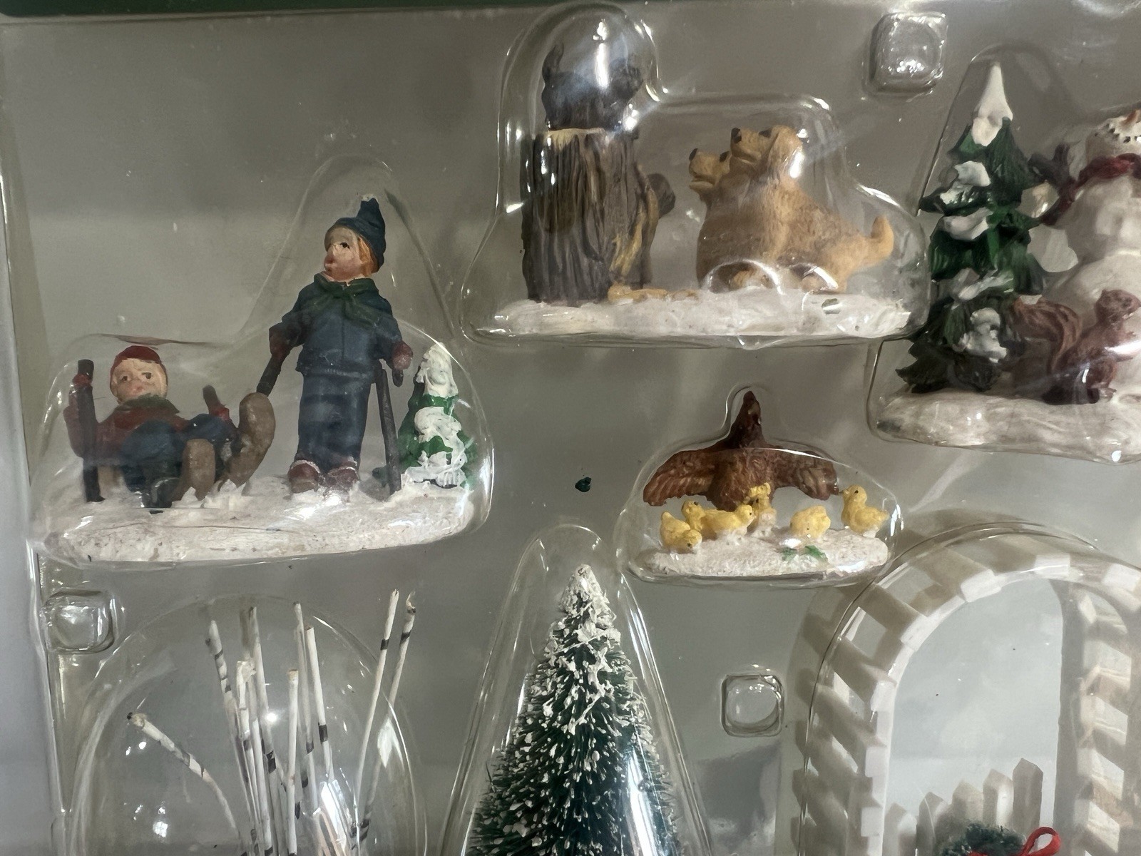 Holiday Inspirations Christmas Village 12pcs House Accessory Package Christmas.