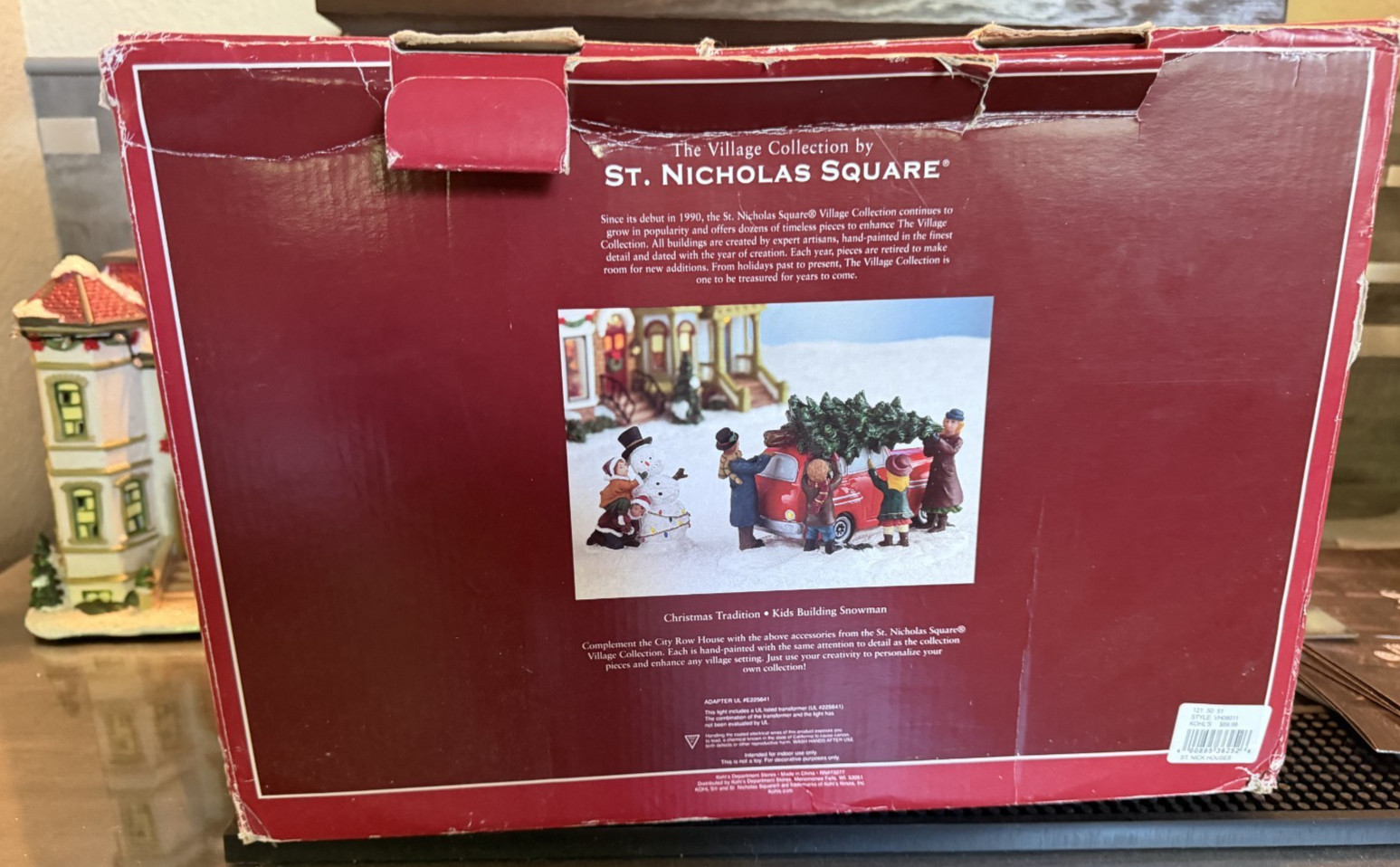 St. Nicholas Square Christmas Village CITY ROW HOUSE 2008 Collection