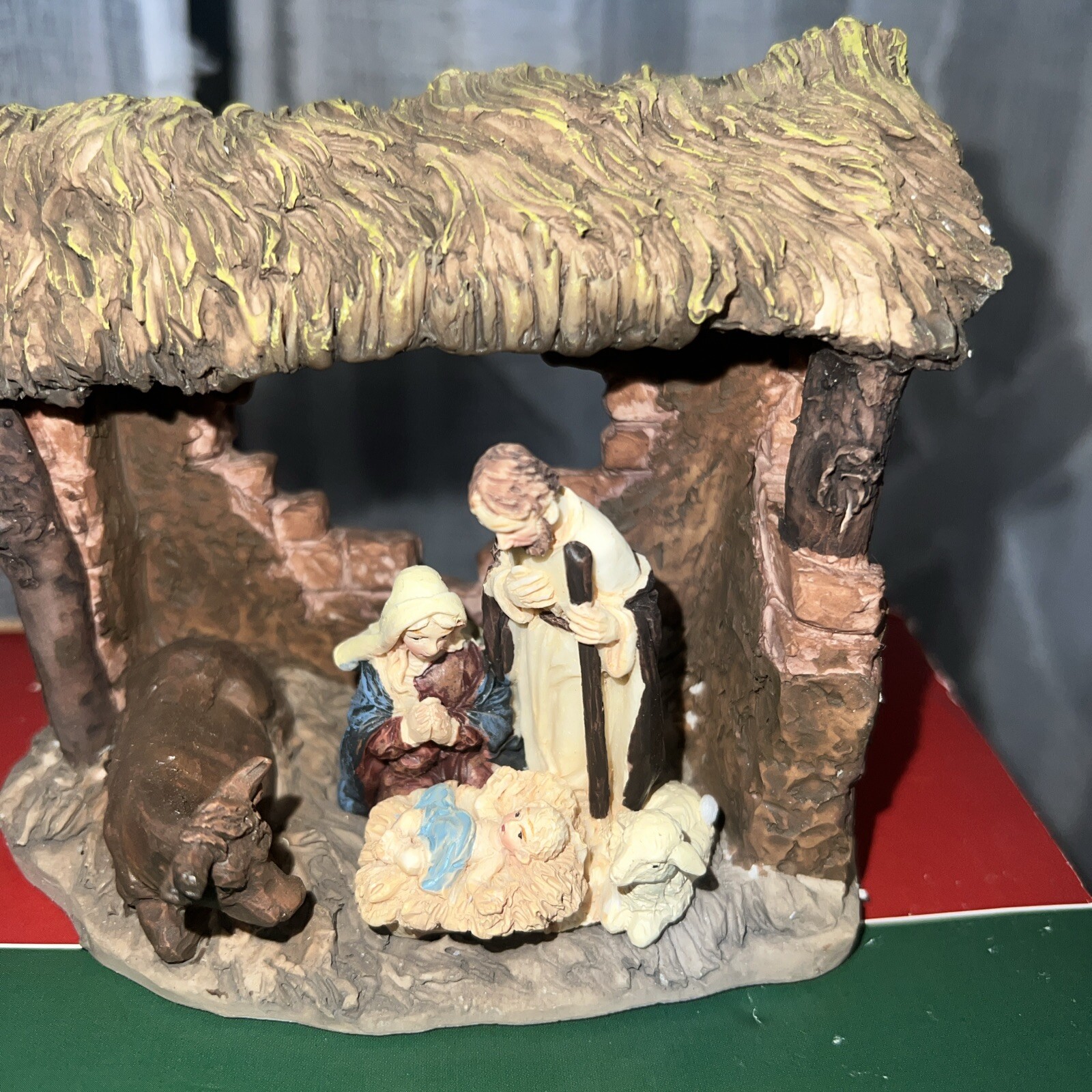 holiday inspirations nativity scene house accessory 5×5 new in box 2007