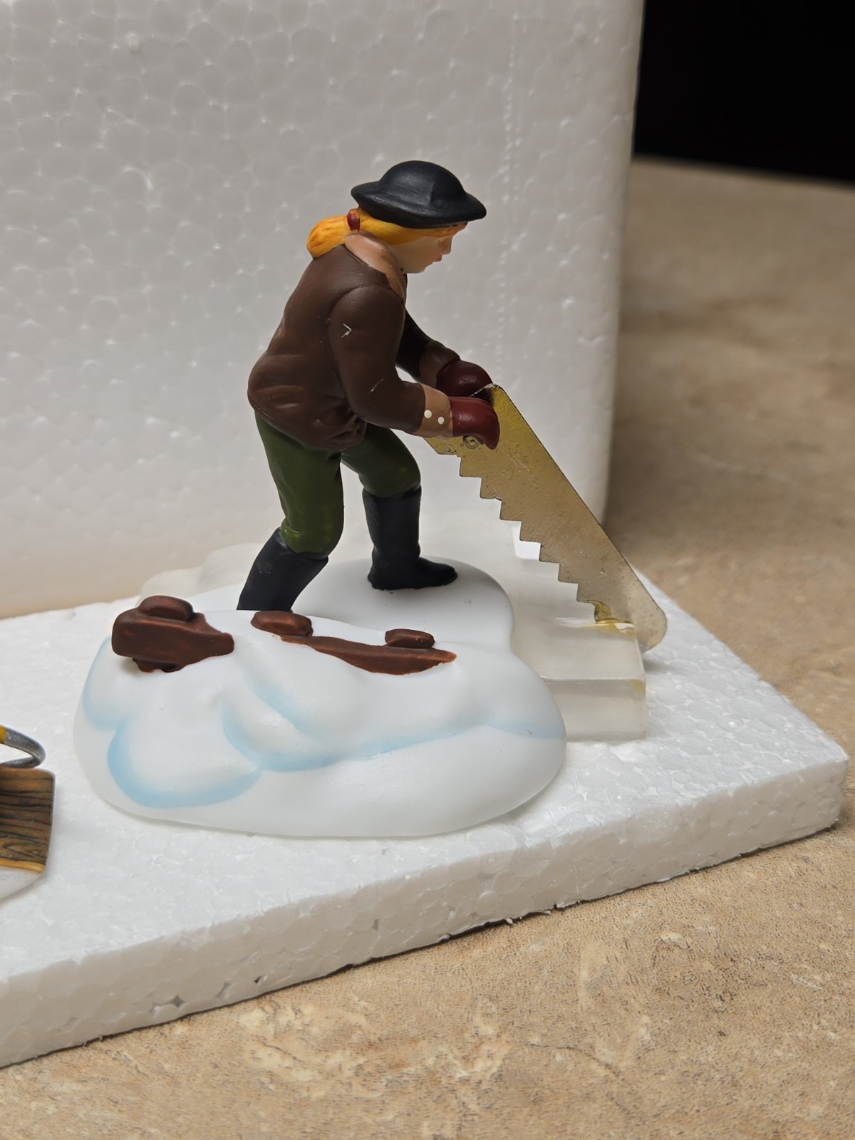 Dept. 56 Heritage Village Collection “Blue Star Ice Harvesters” Clean Boxed
