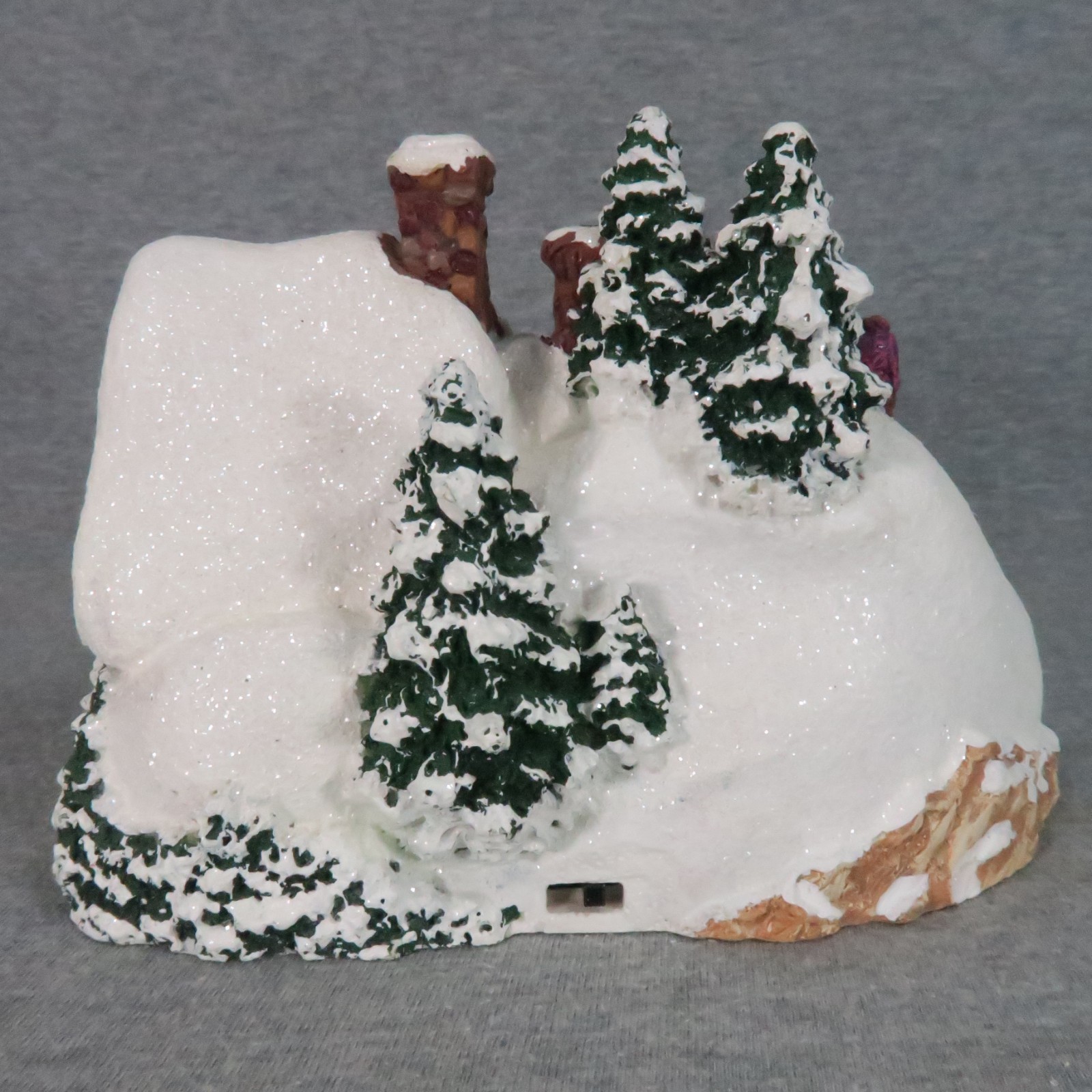Thomas Kinkade Sleigh Ride 2009 Lighted Christmas Village House Teleflora