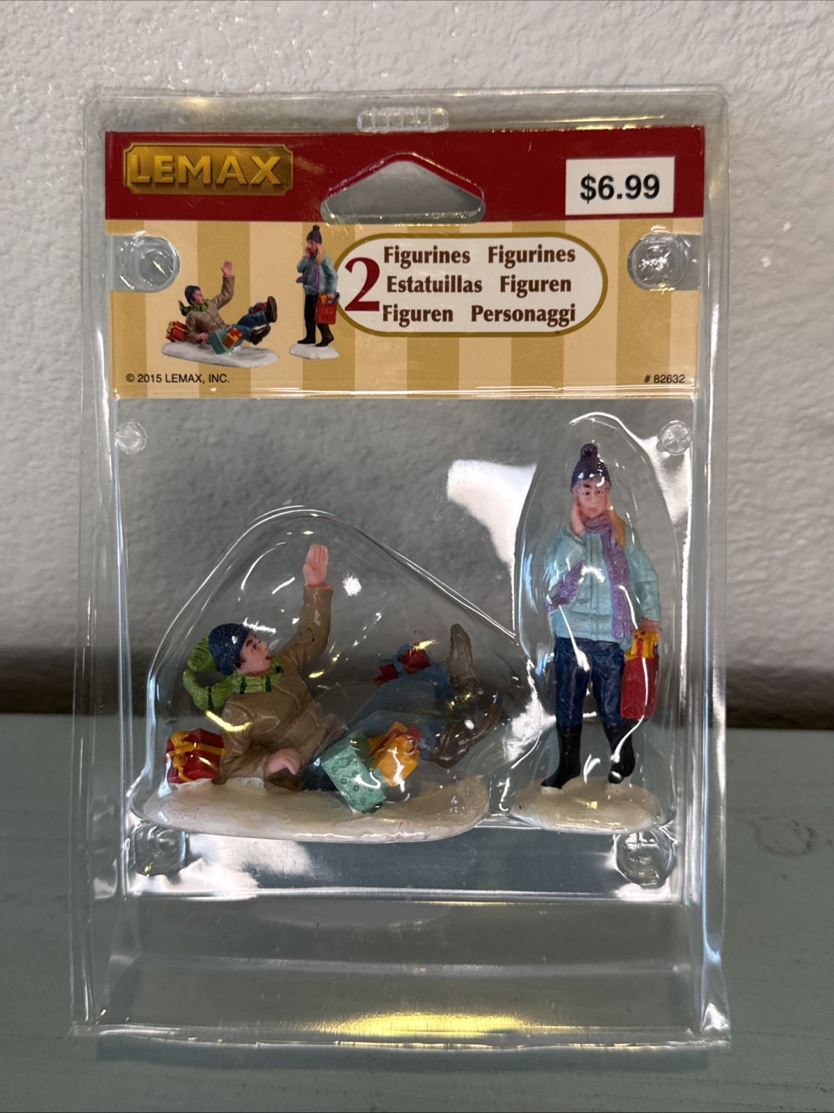 Lemax SHOPPING DATE Set of 2 #52360 Christmas Village Figurine 2015 NEW