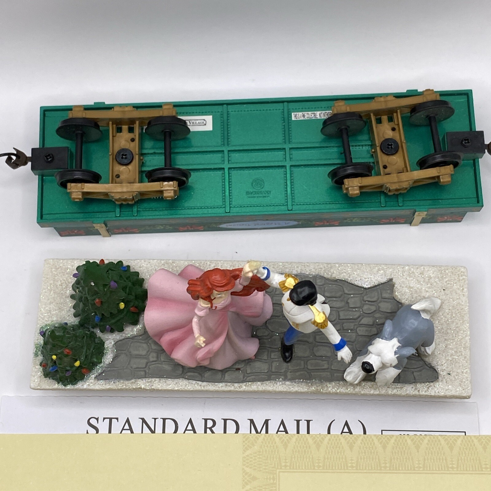 Disney “A Magical Dance ” Hawthorne Village Holiday Express Train Ariel Eric COA