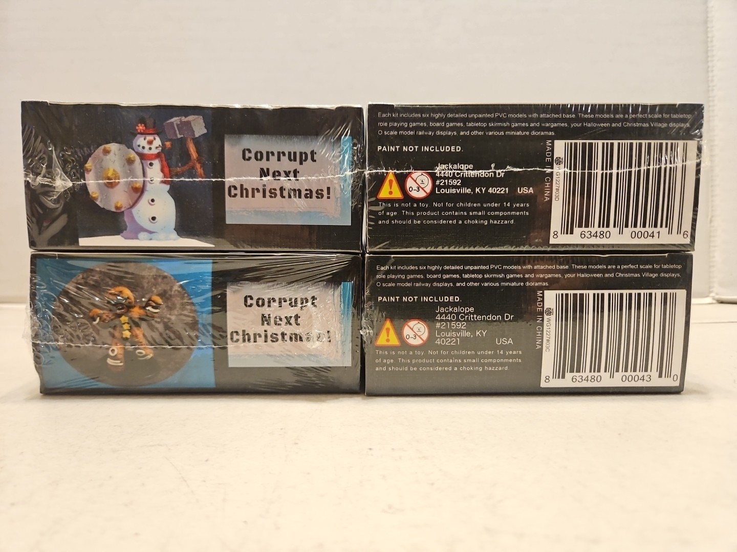 War In Christmas Village Tabletop Miniature Figurines – Lot Of 4 – New Z